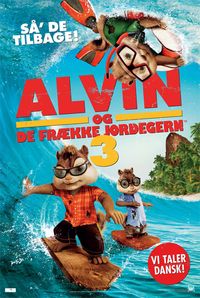 Plakat for 'Alvin og de frække jordegern 3'
