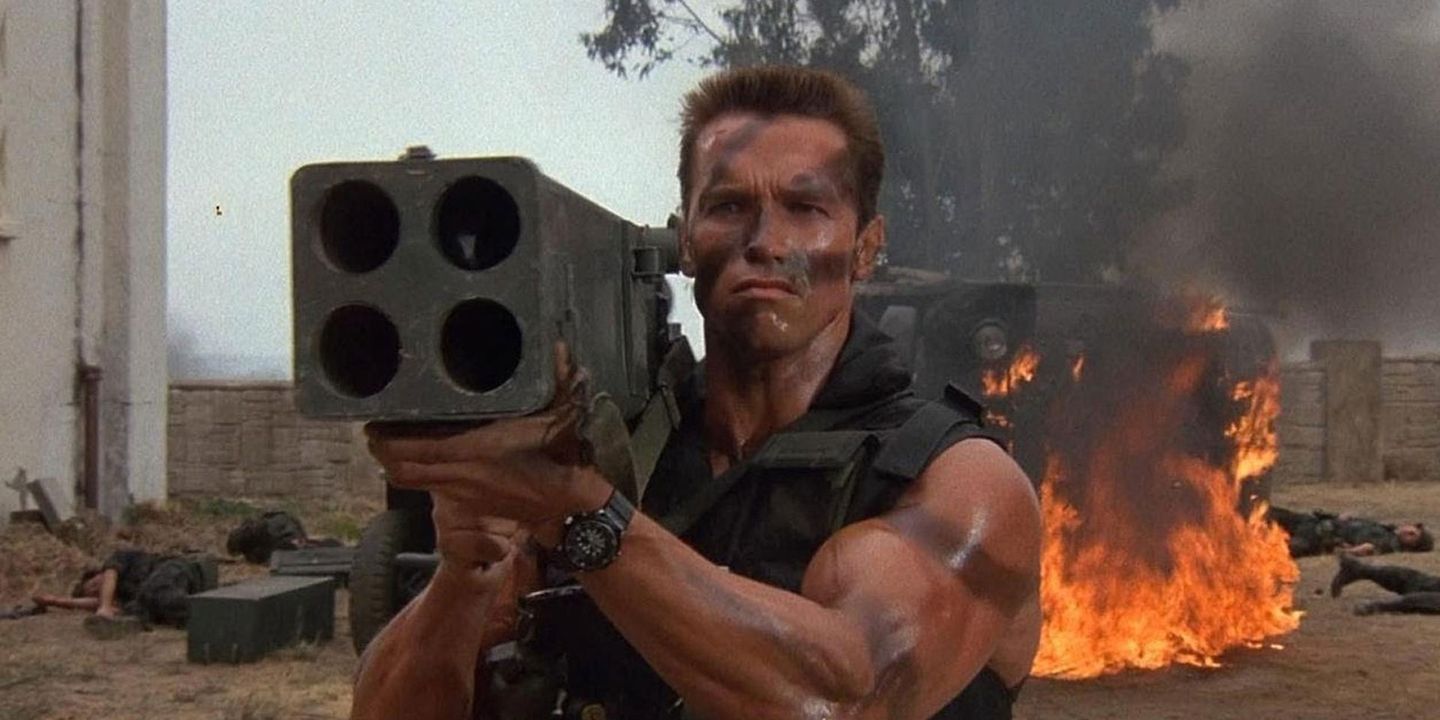 Arnold Schwarzenegger i 'Commando'