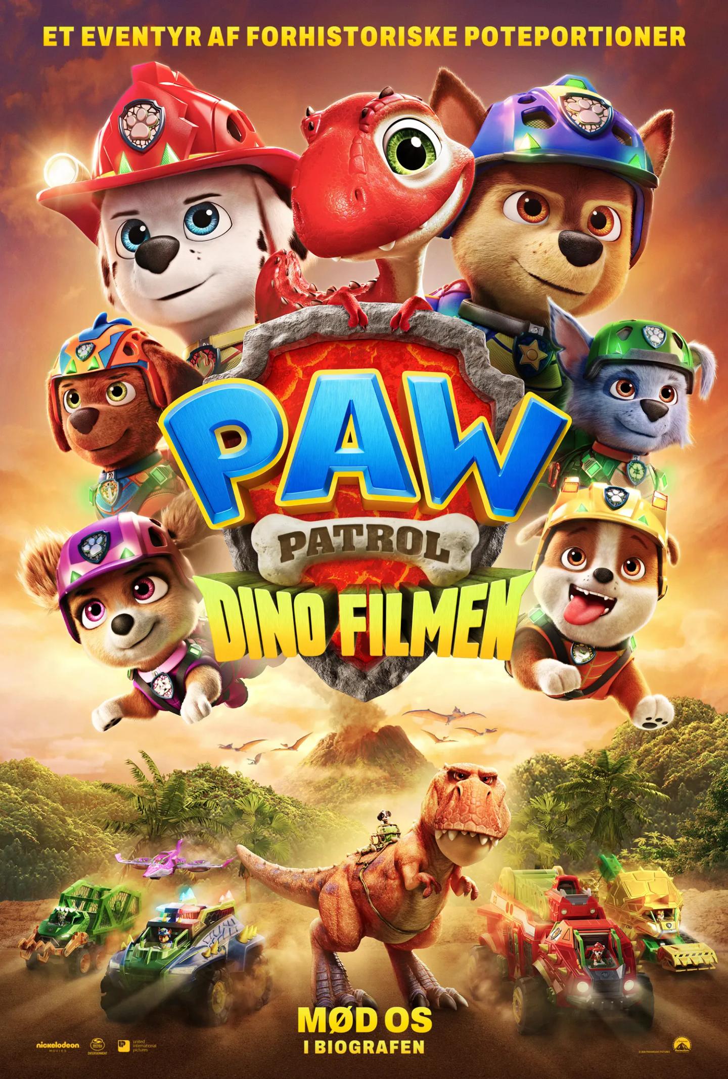 Plakat til 'Paw Patrol: Dino Filmen'