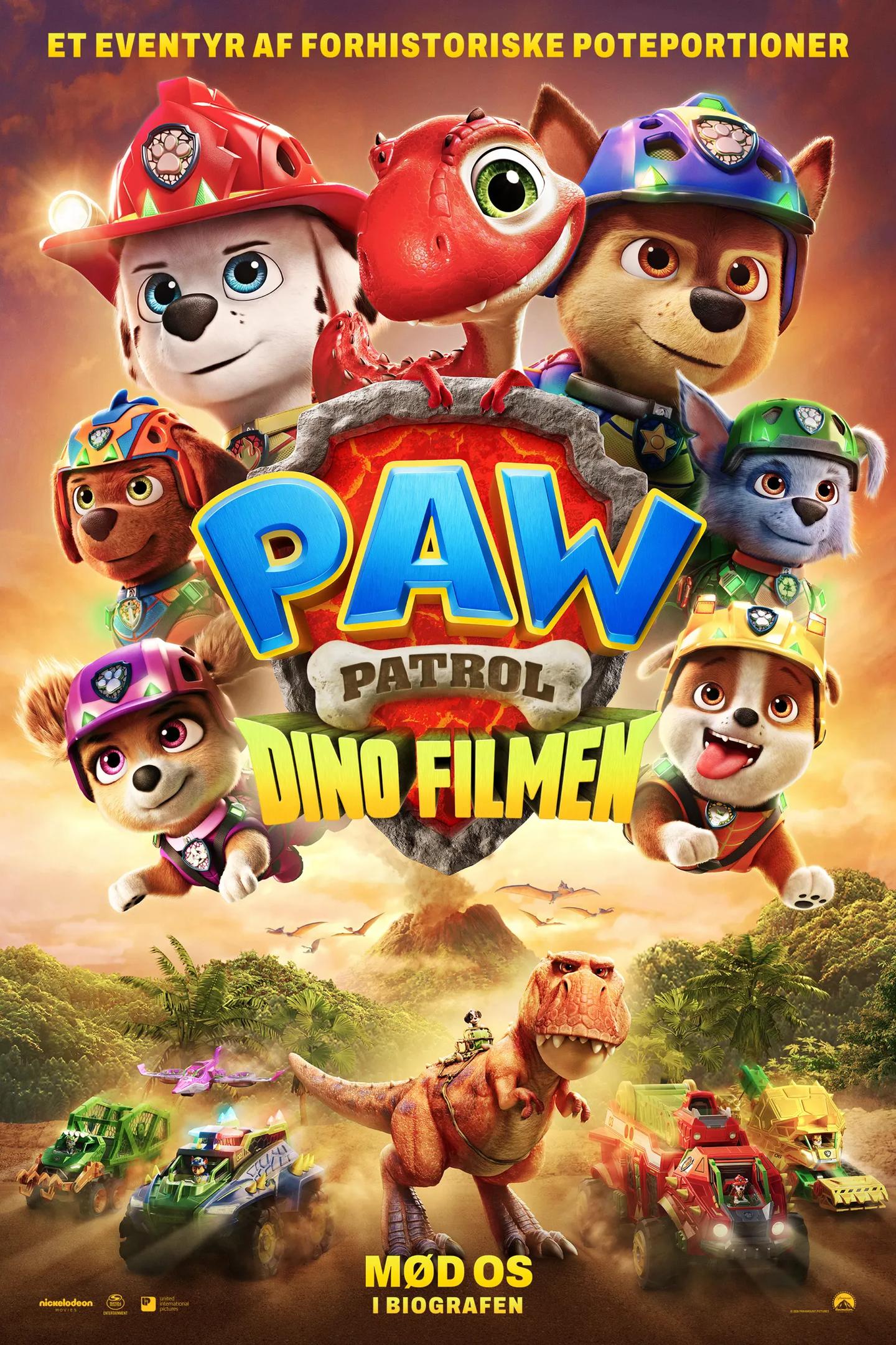Plakat til 'Paw Patrol: Dino Filmen'