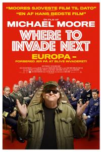 Plakat for 'Where to Invade Next'
