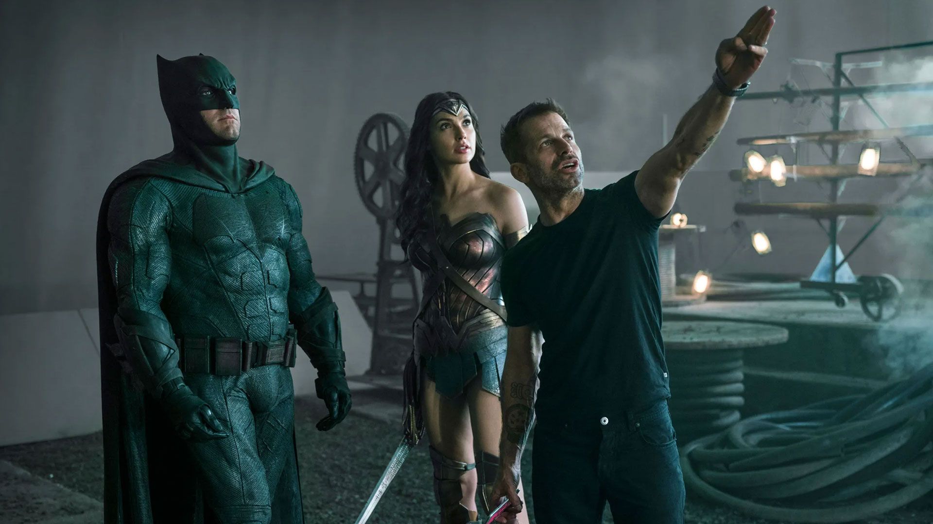 Zack Snyder uner optagelserne af 'Justice League'