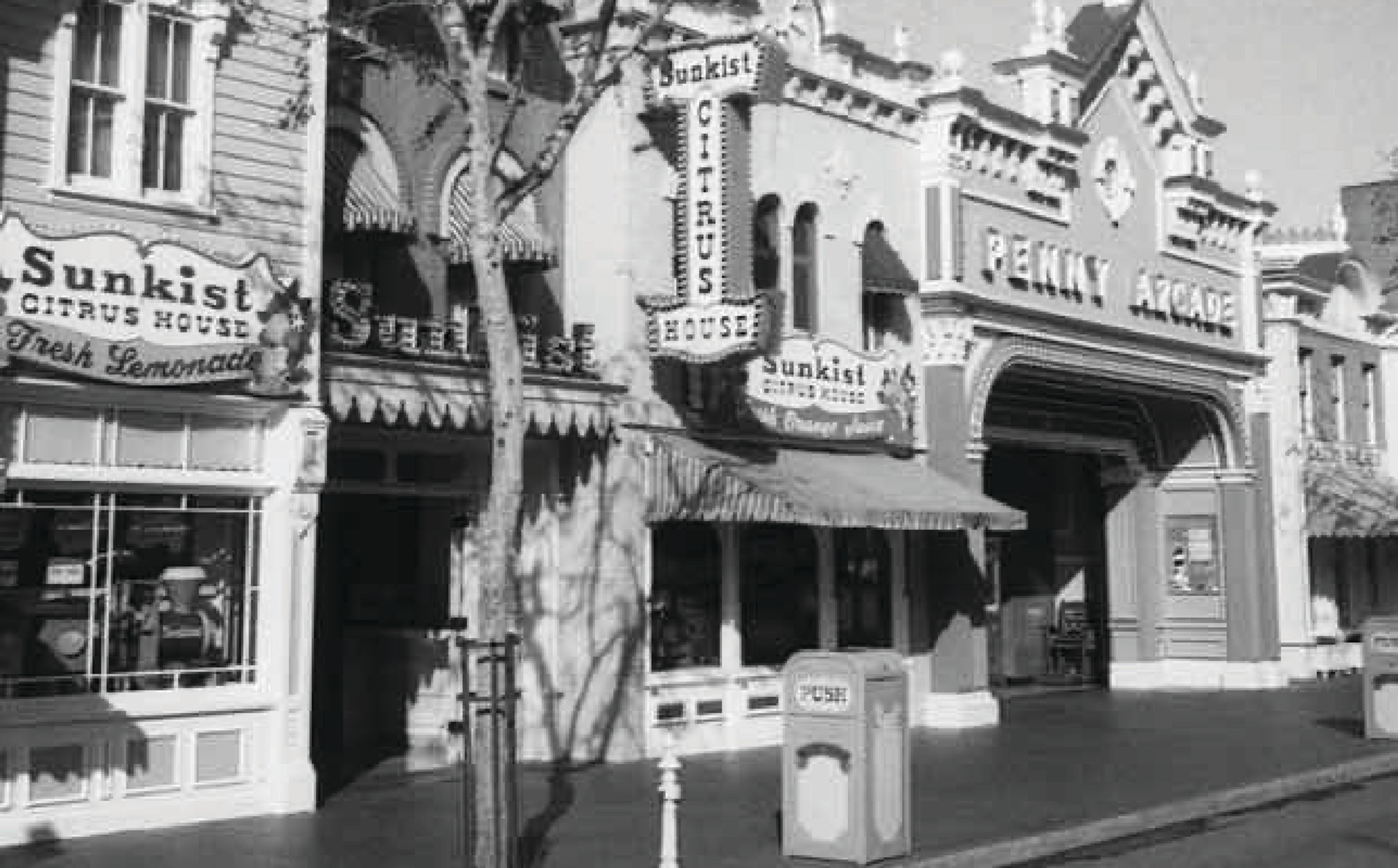 “Sunkist Citrus House” on Disneyland’s Main Street and “Sunkist I Presume” in Adventureland, Disneyland