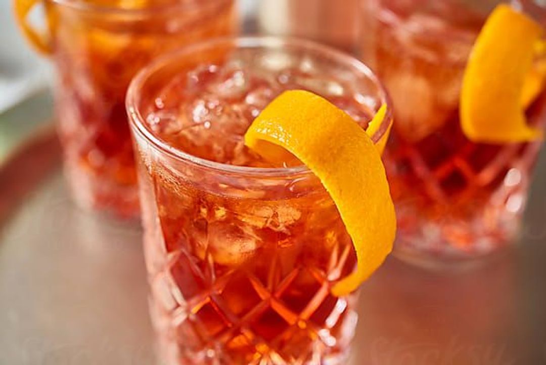 photo of the Orange Negroni cocktail