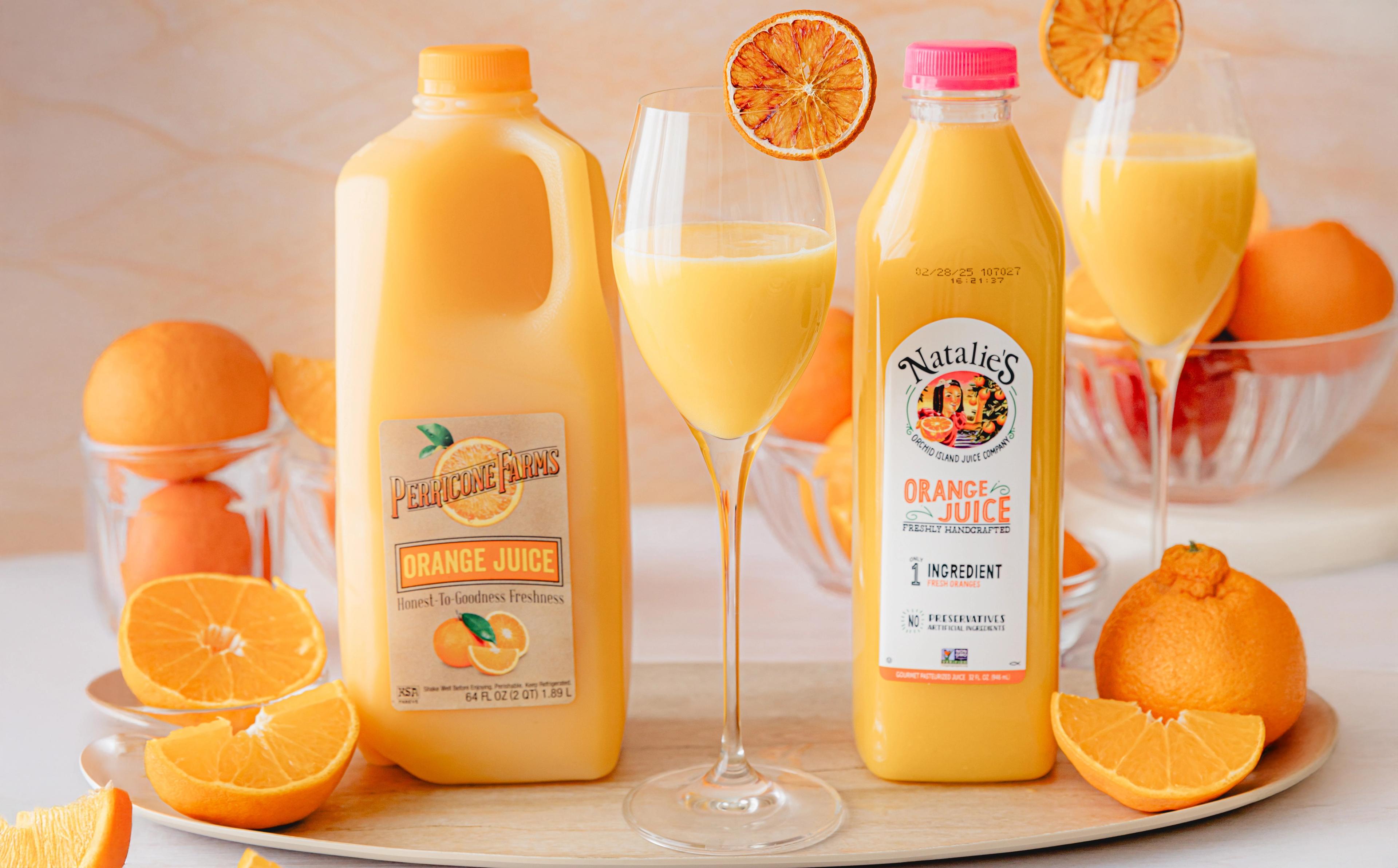 Perricone Farms and Natalie’s Orchid Island Juice Company combined logo