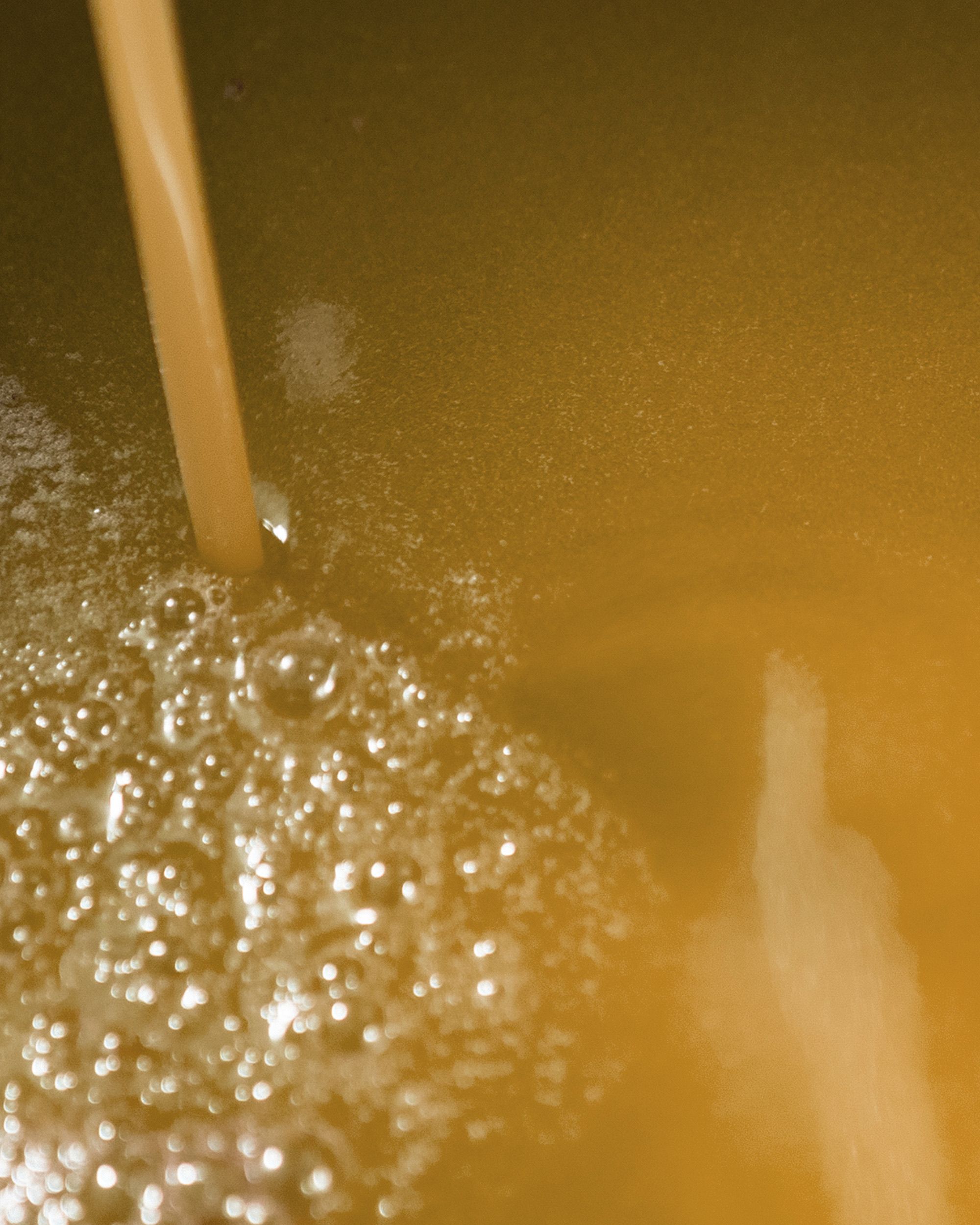 Citrus oil pouring