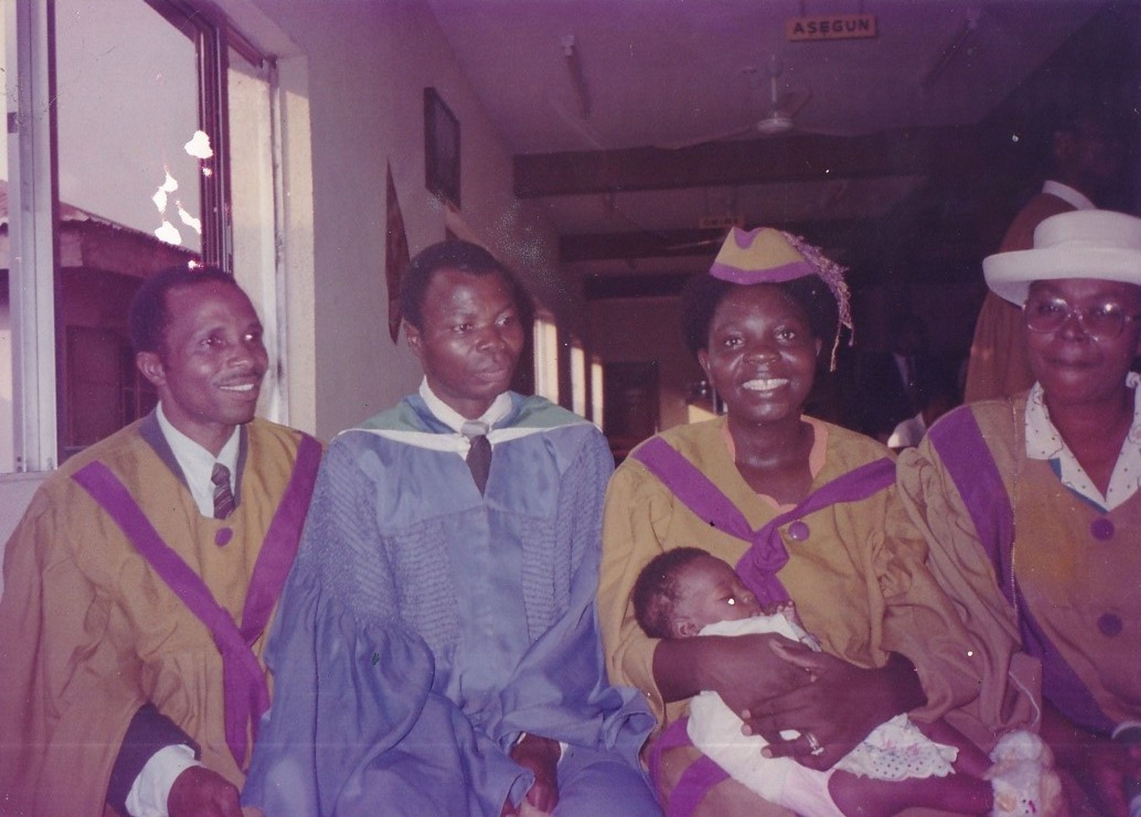 Pastor Z.A Omotayo with his students at CRM Graduation