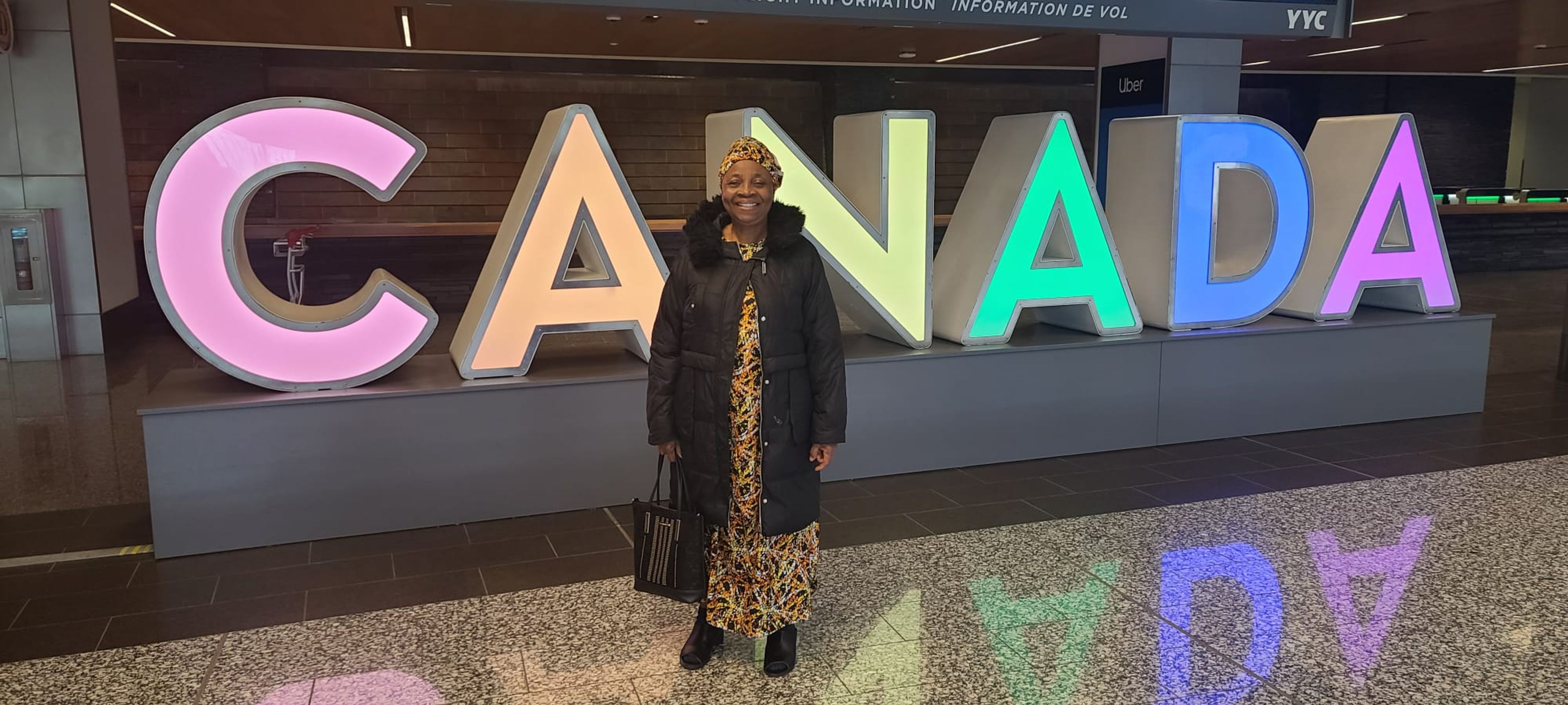 Mrs. R.B Omotayo in Canada