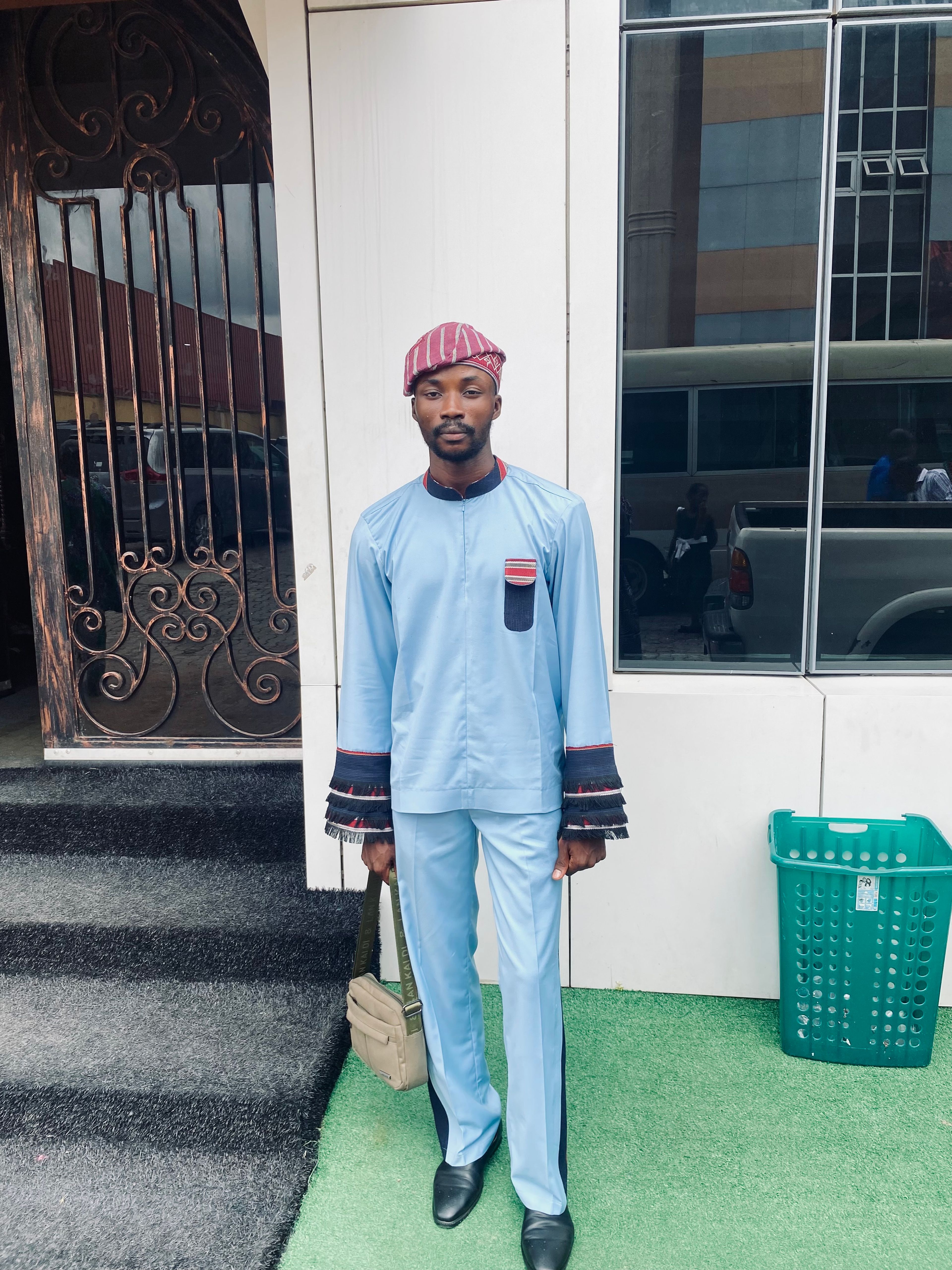 After service at Dominion Cathedral, RCCG
