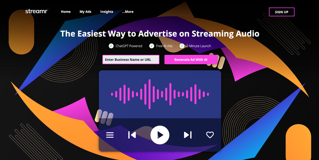 new streamr.ai AI audio manager now live in beta