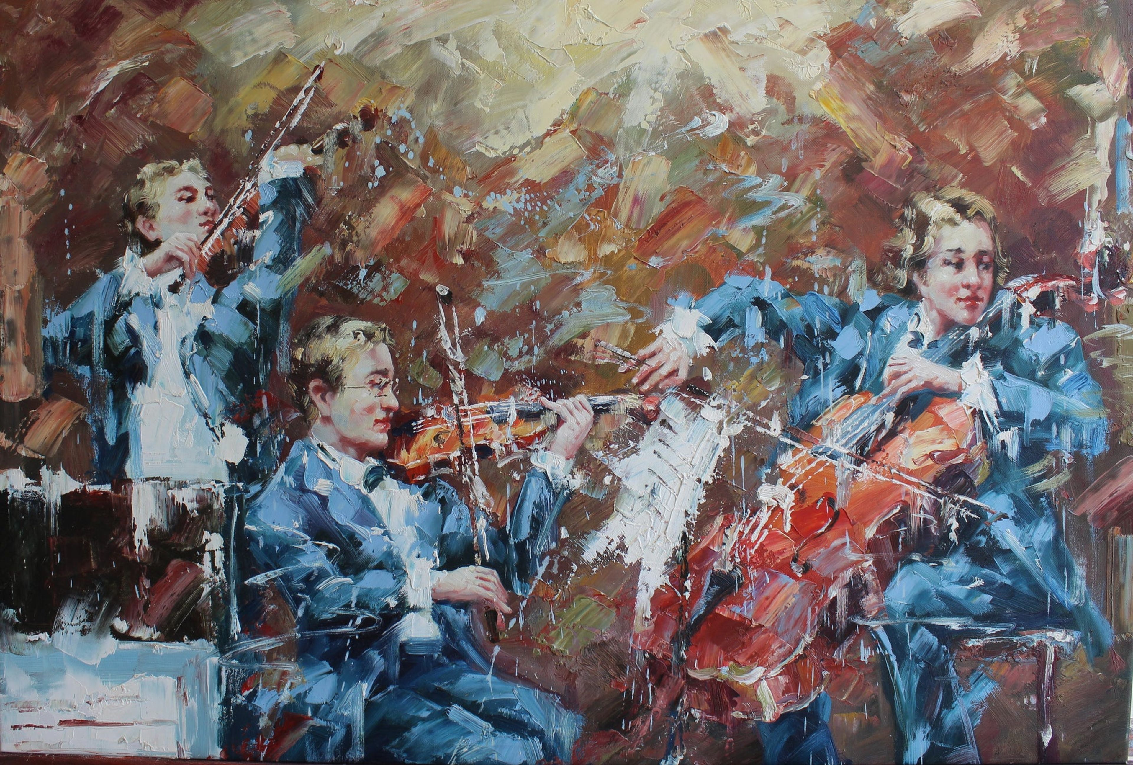 Un trio de musiciens