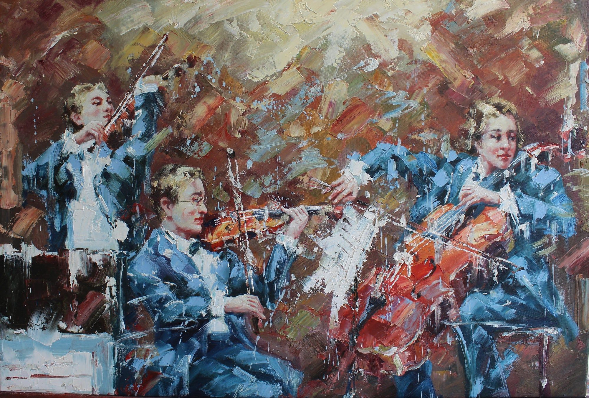 Un trio de musiciens