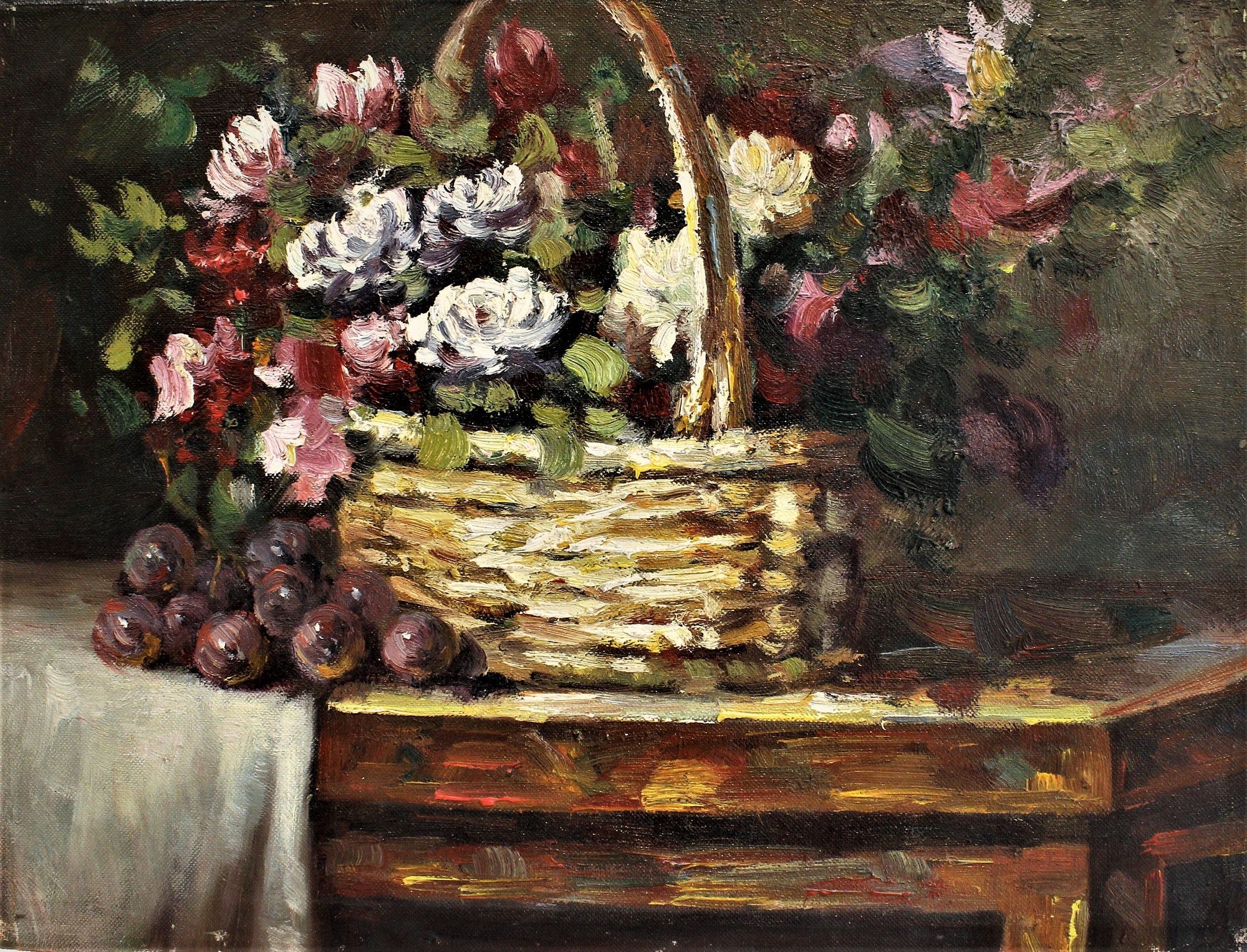 Panier de fleurs sauvages