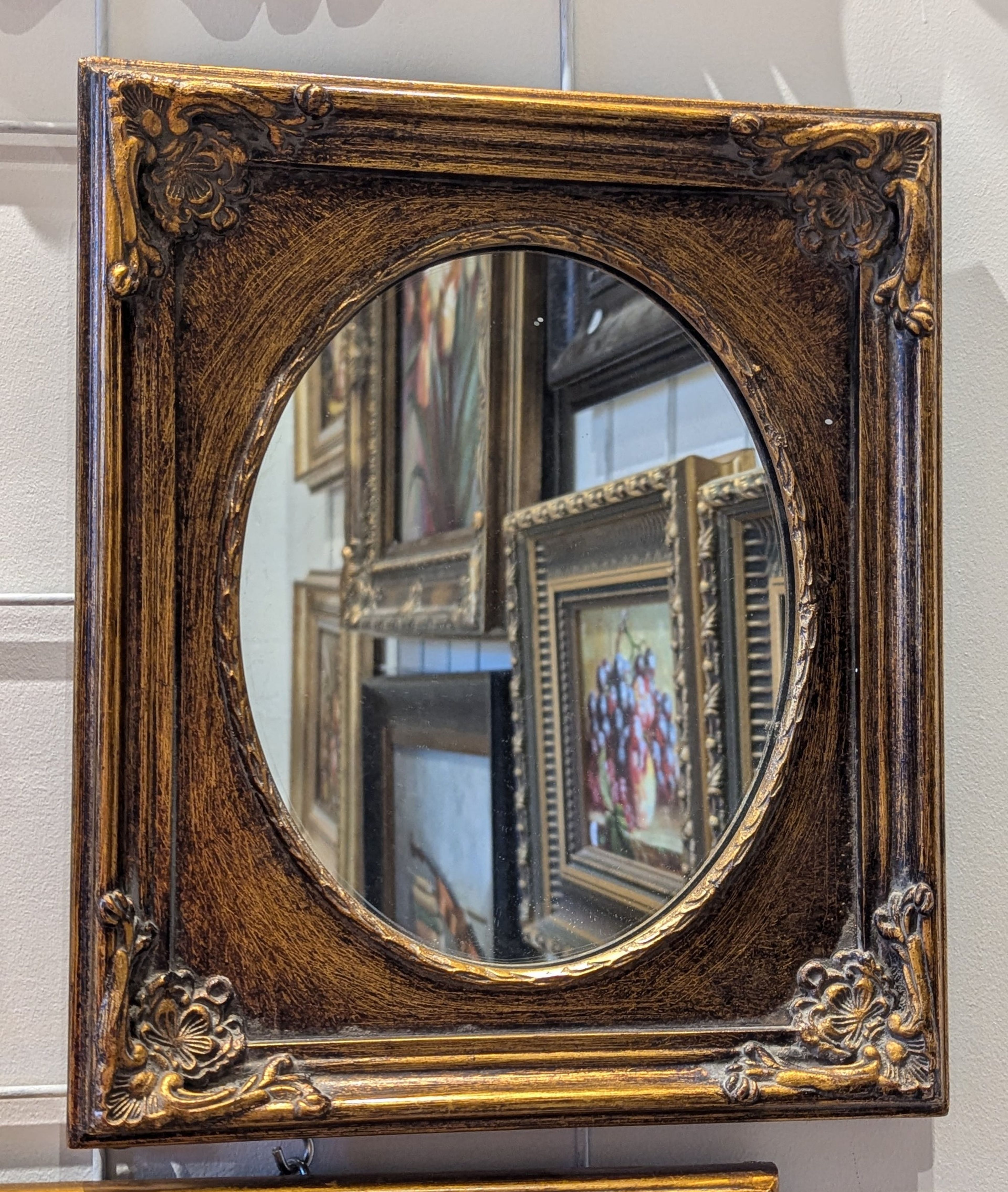 Petit miroir en bois