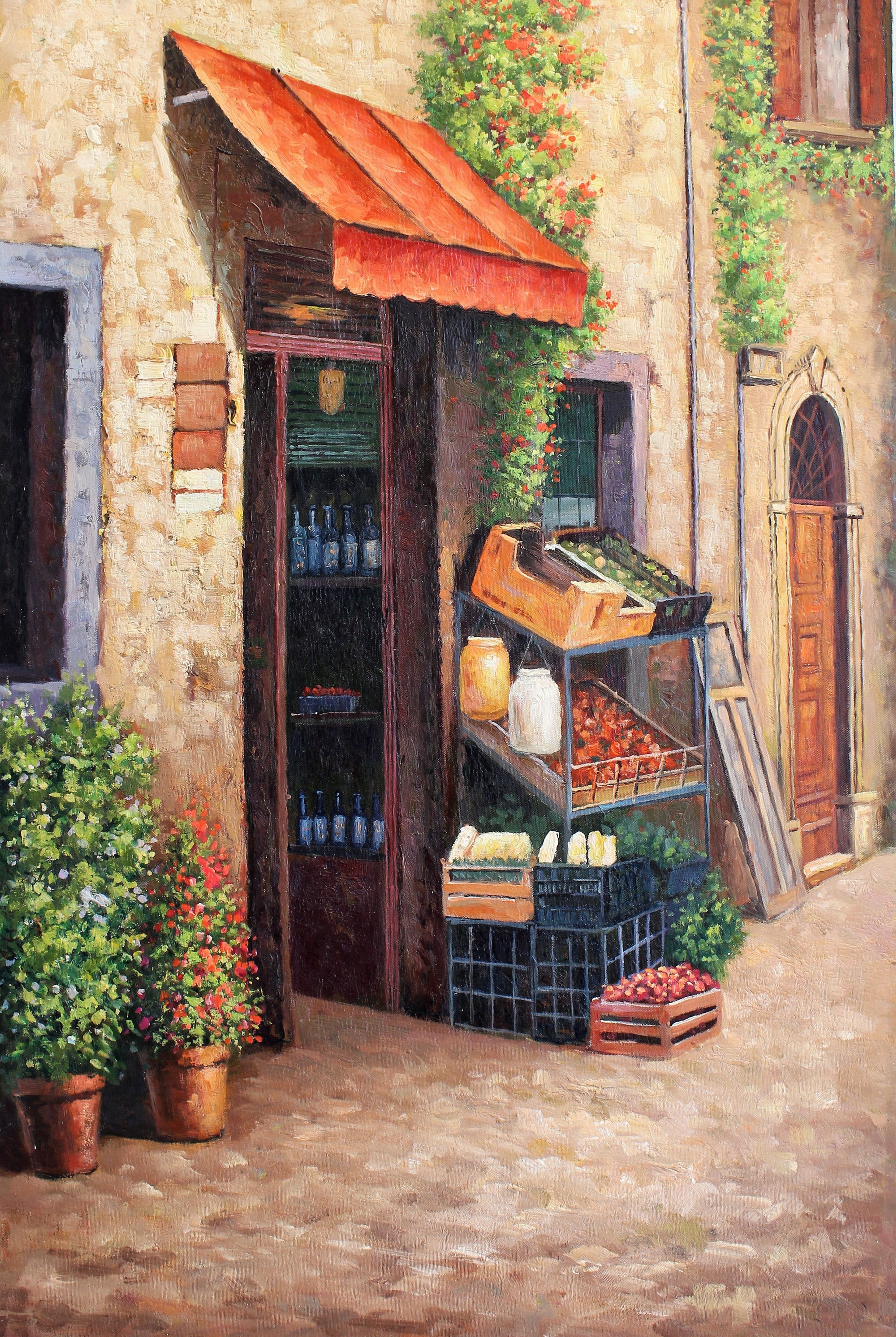 Entrée de rue d'une petite épicerie