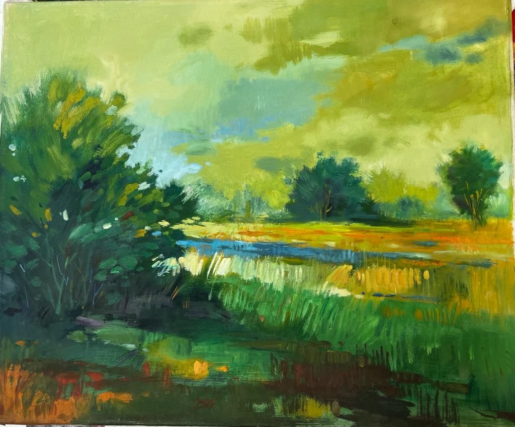 Paysage verdoyant