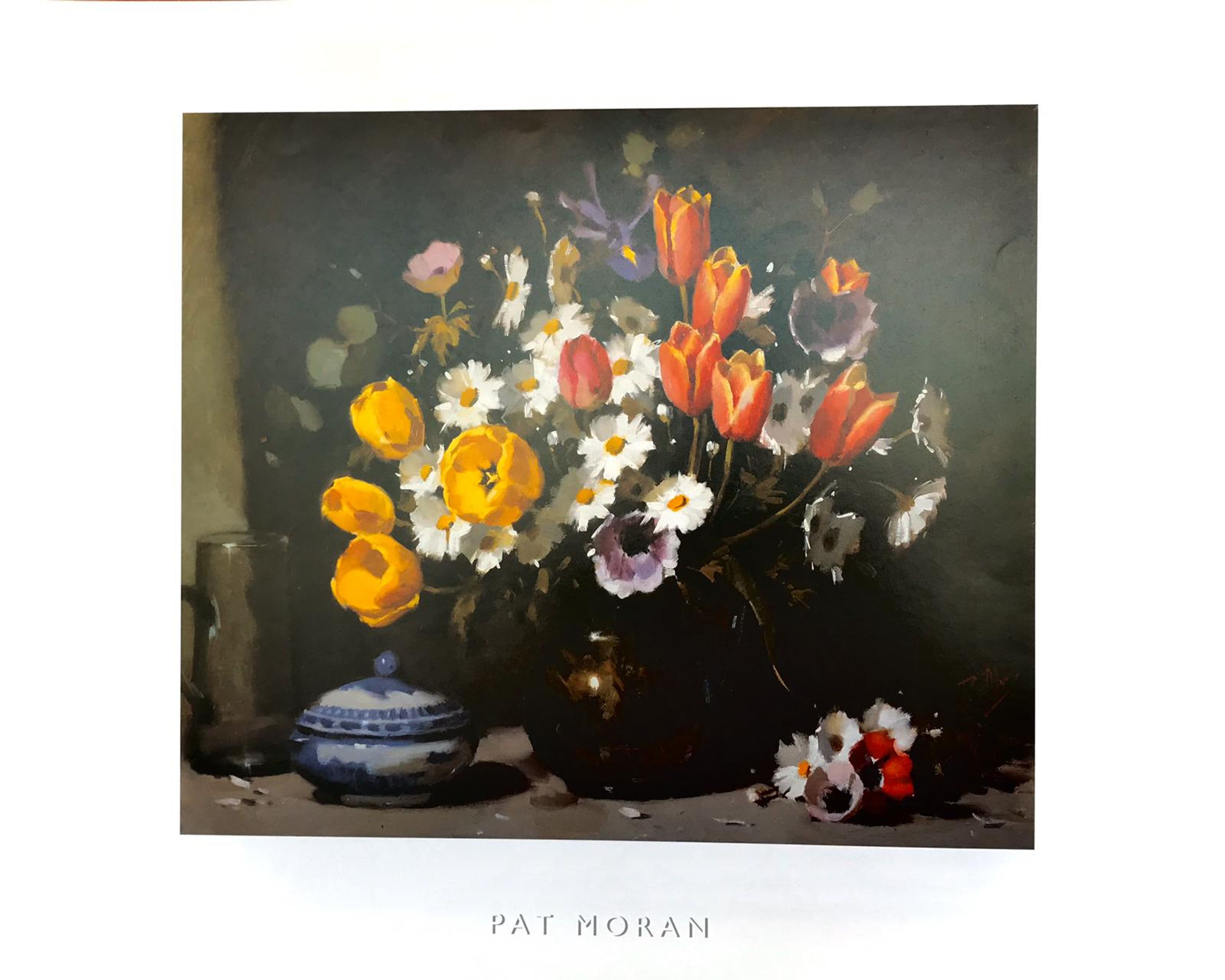 Affiche de fleurs dans un vase par Pat Moran