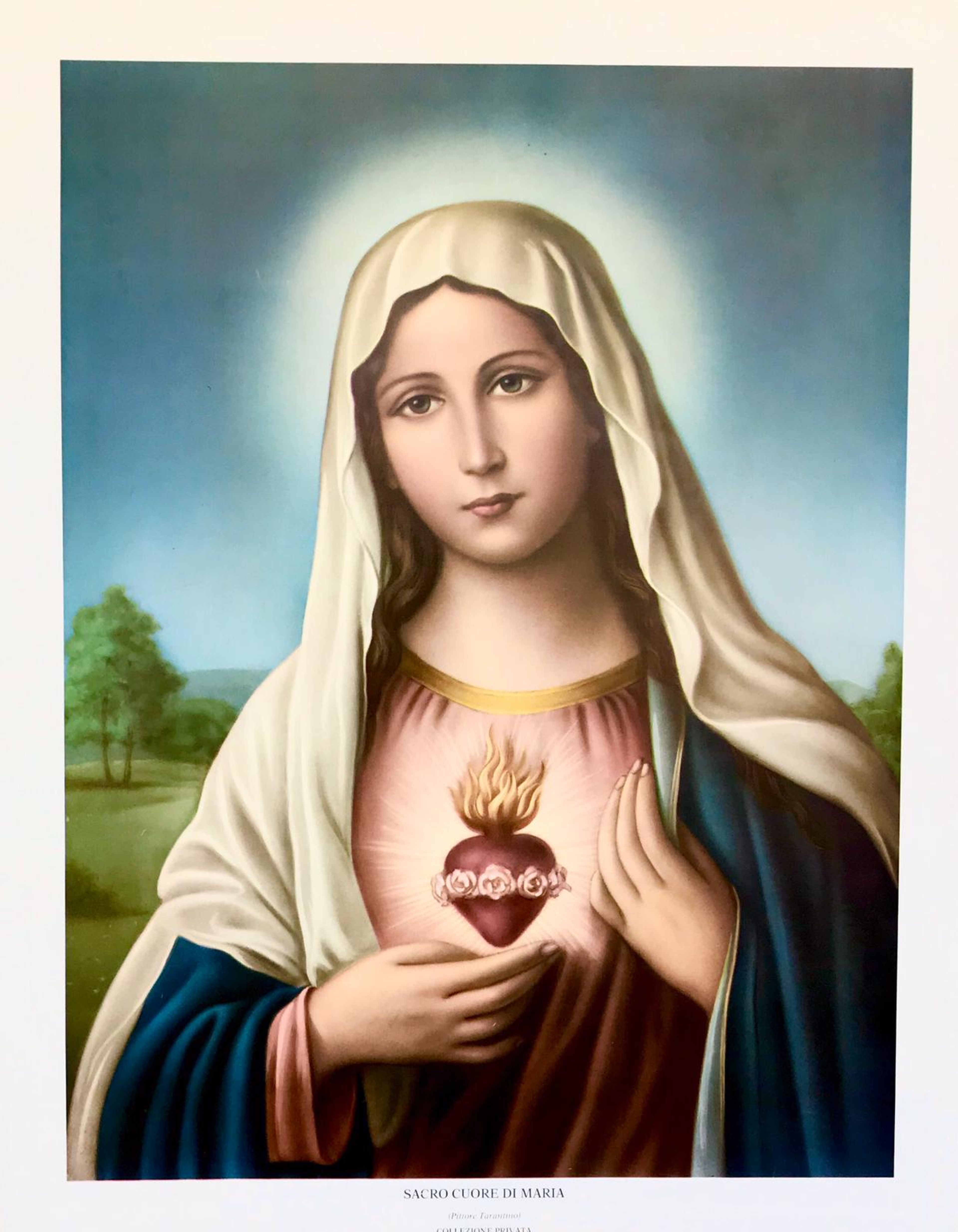 Affiche de la Vierge Marie
