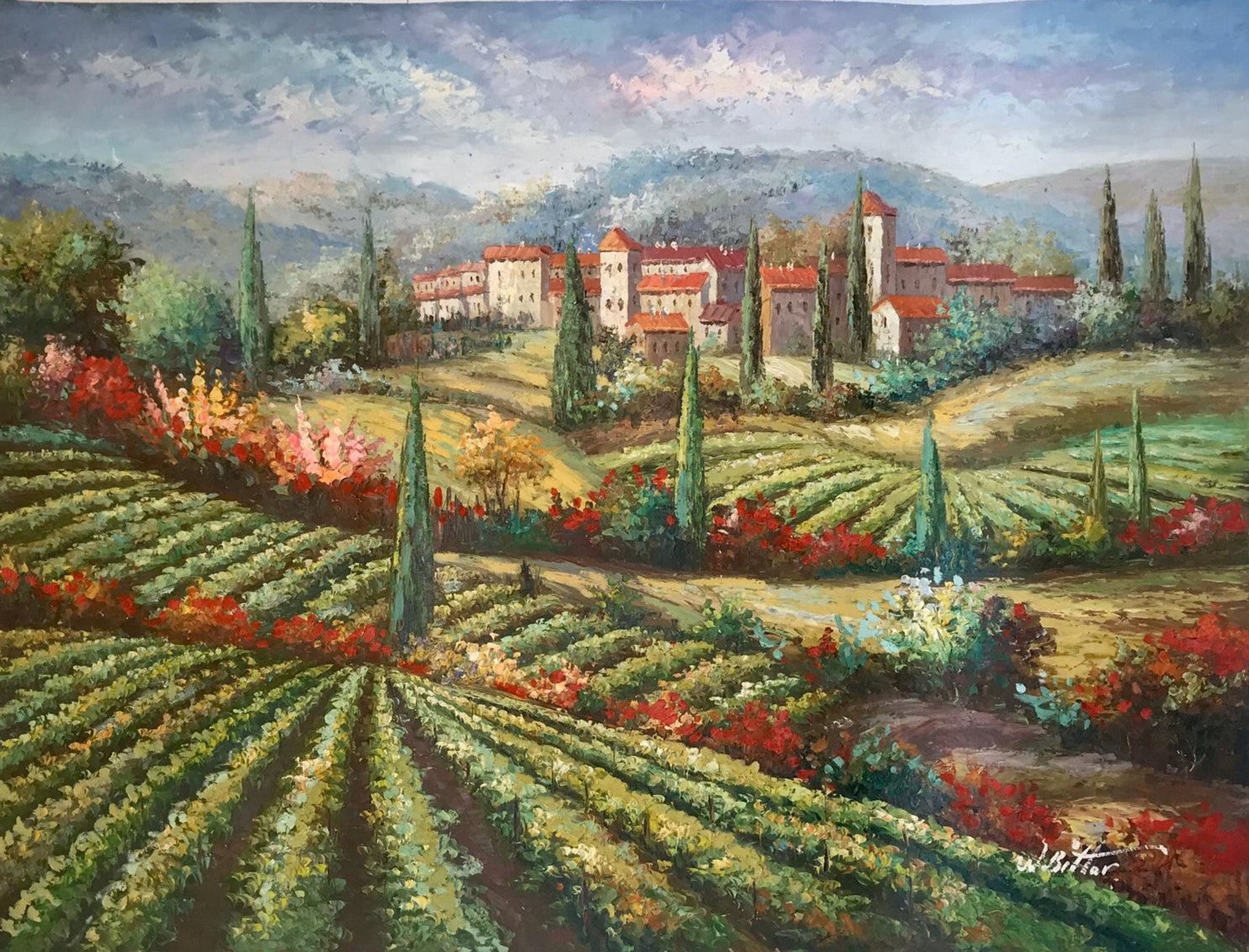 terres agricoles vallonnées