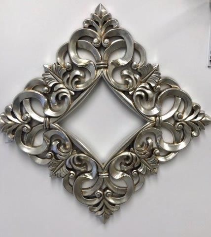 Diamant-argent-classique-cadre-miroirs