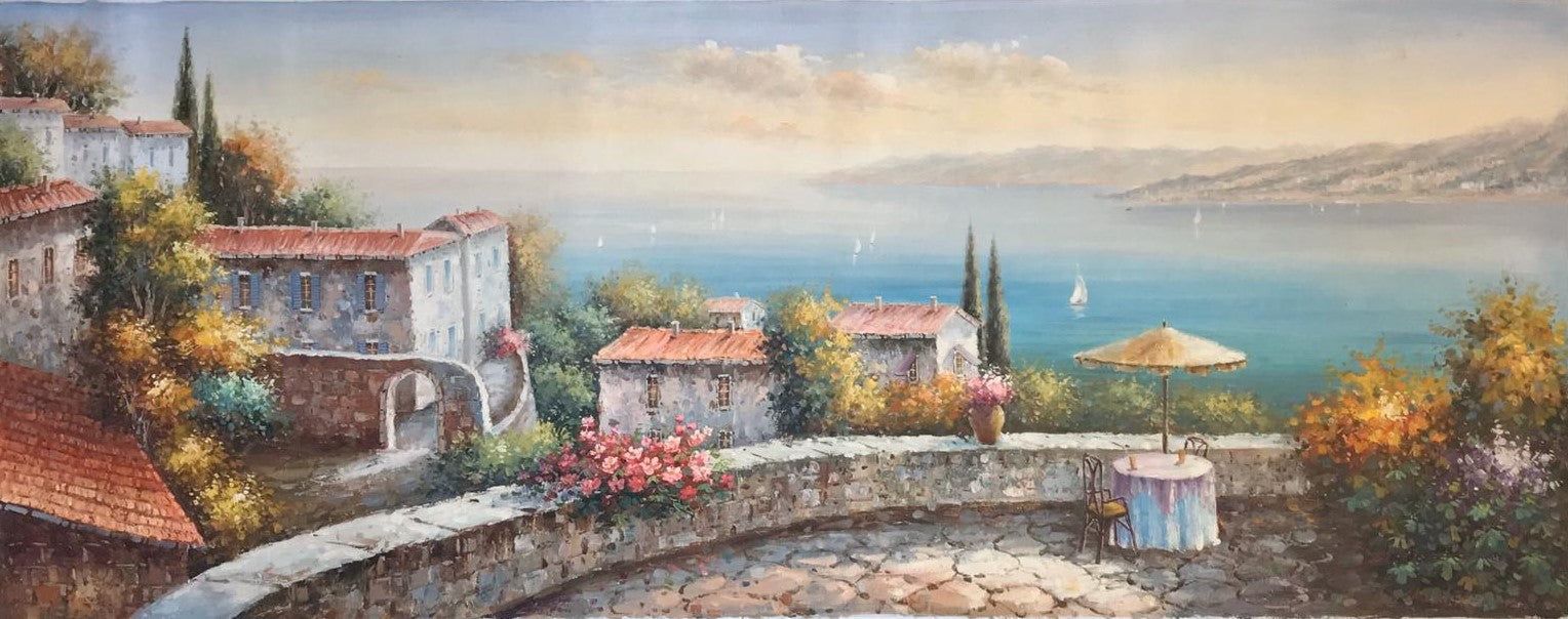 Table avec vue sur la mer