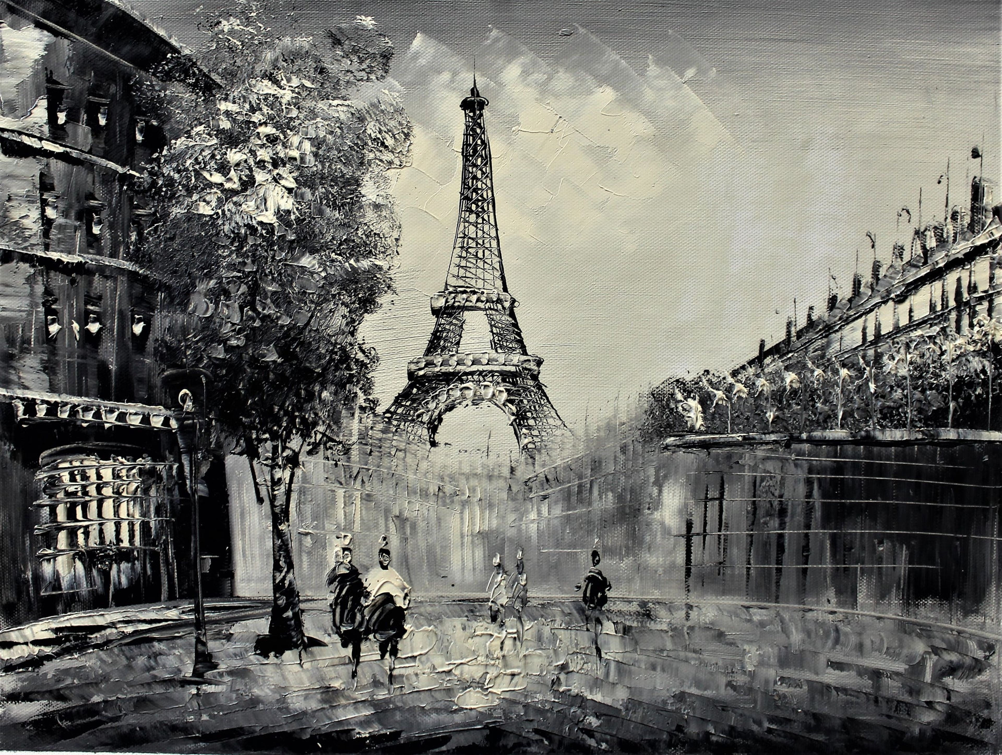 Marcher vers la tour Eiffel