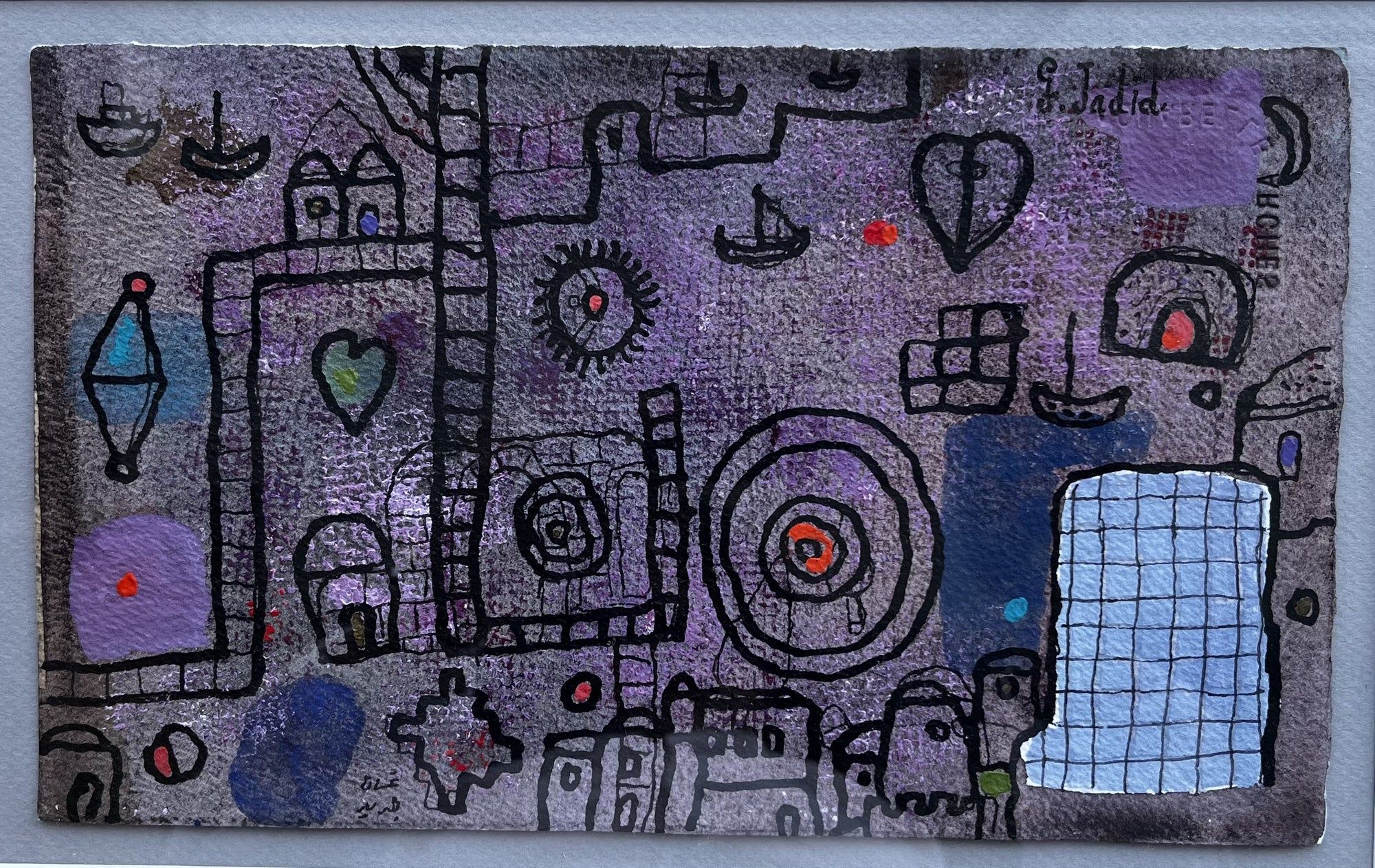 Ville abstraite moderne