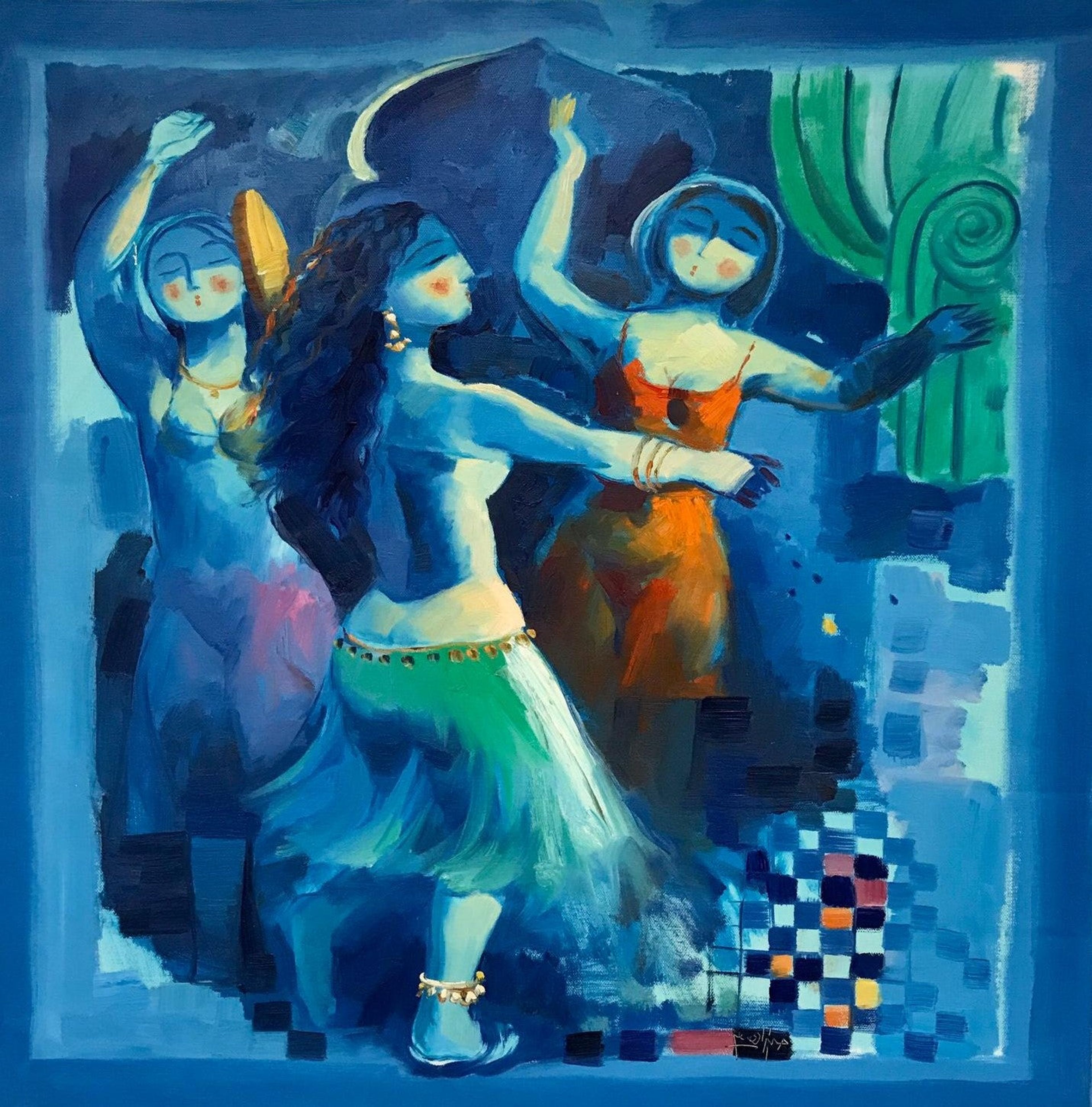 Trois femmes dansent