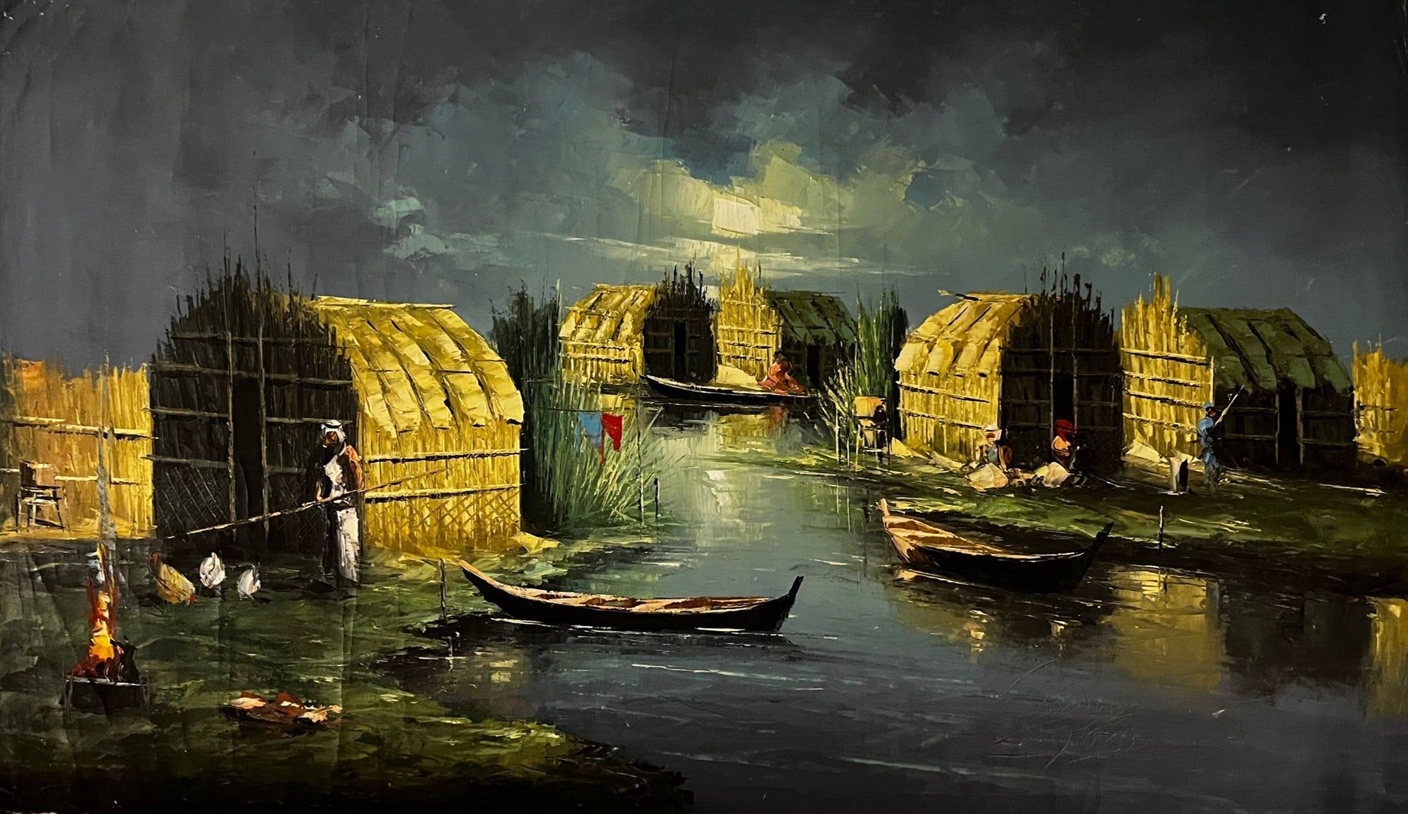Bâtiments le long de la rivière