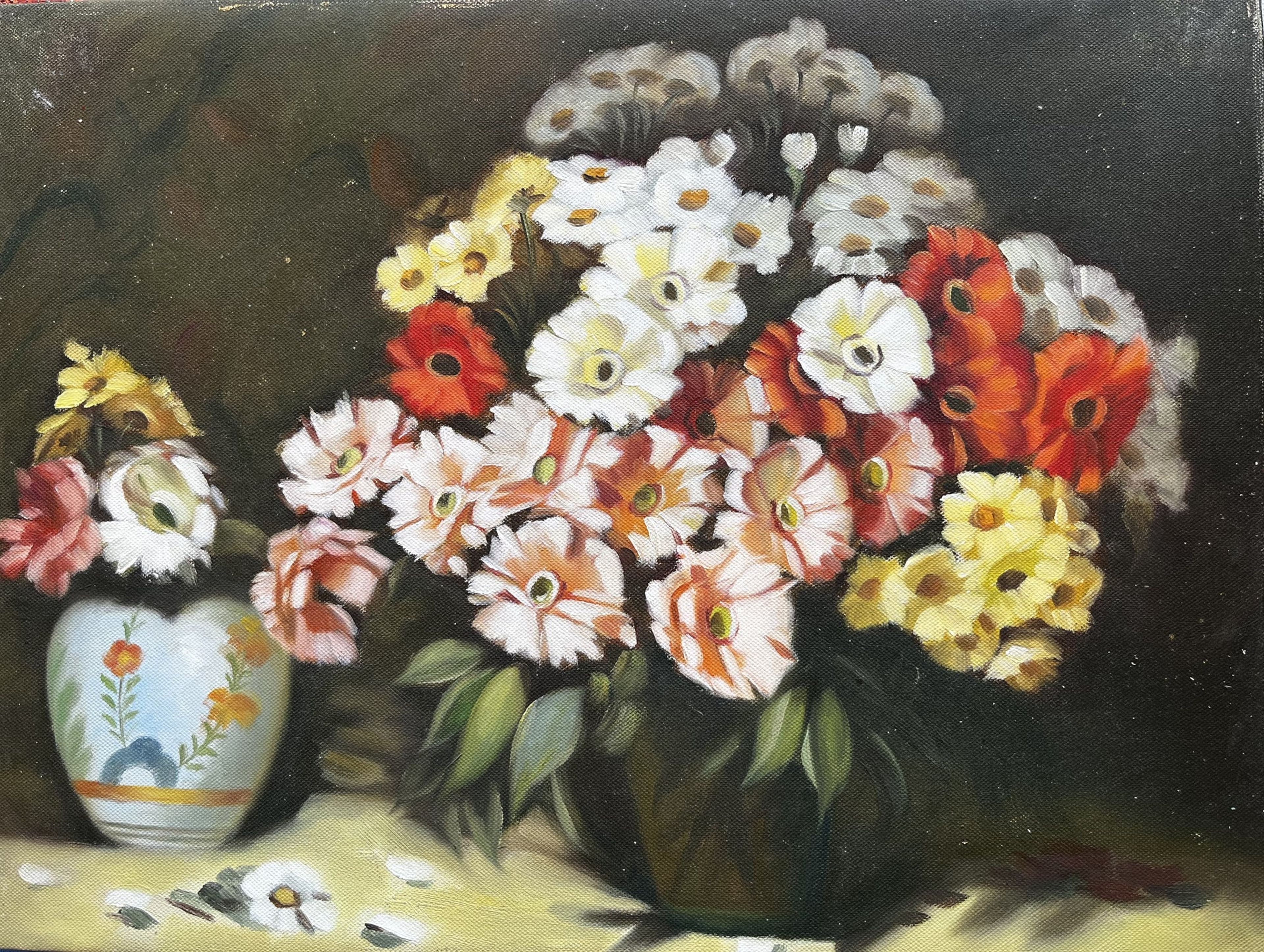 Nature morte au grand bouquet et au petit bouquet