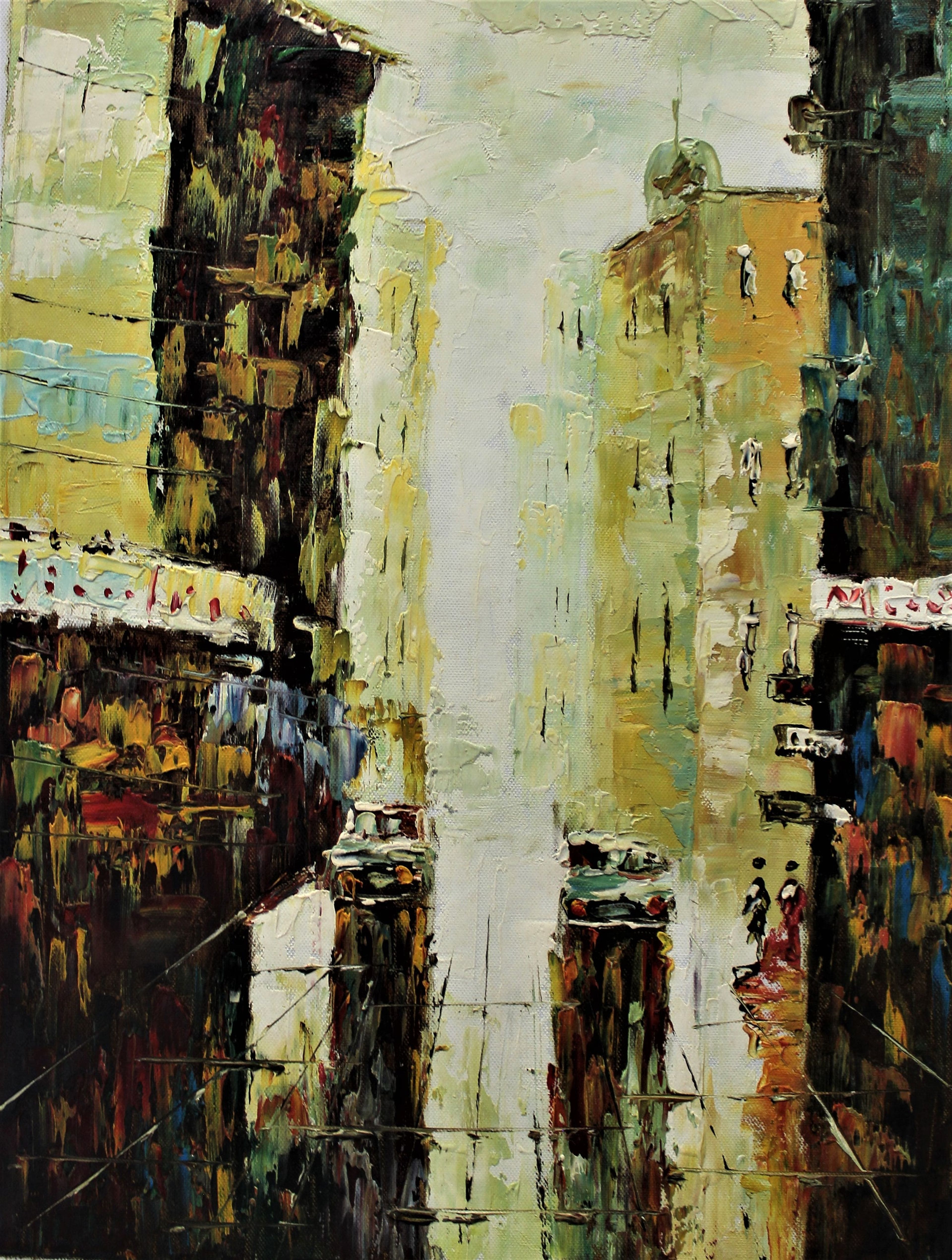 Rue de la ville pluvieuse