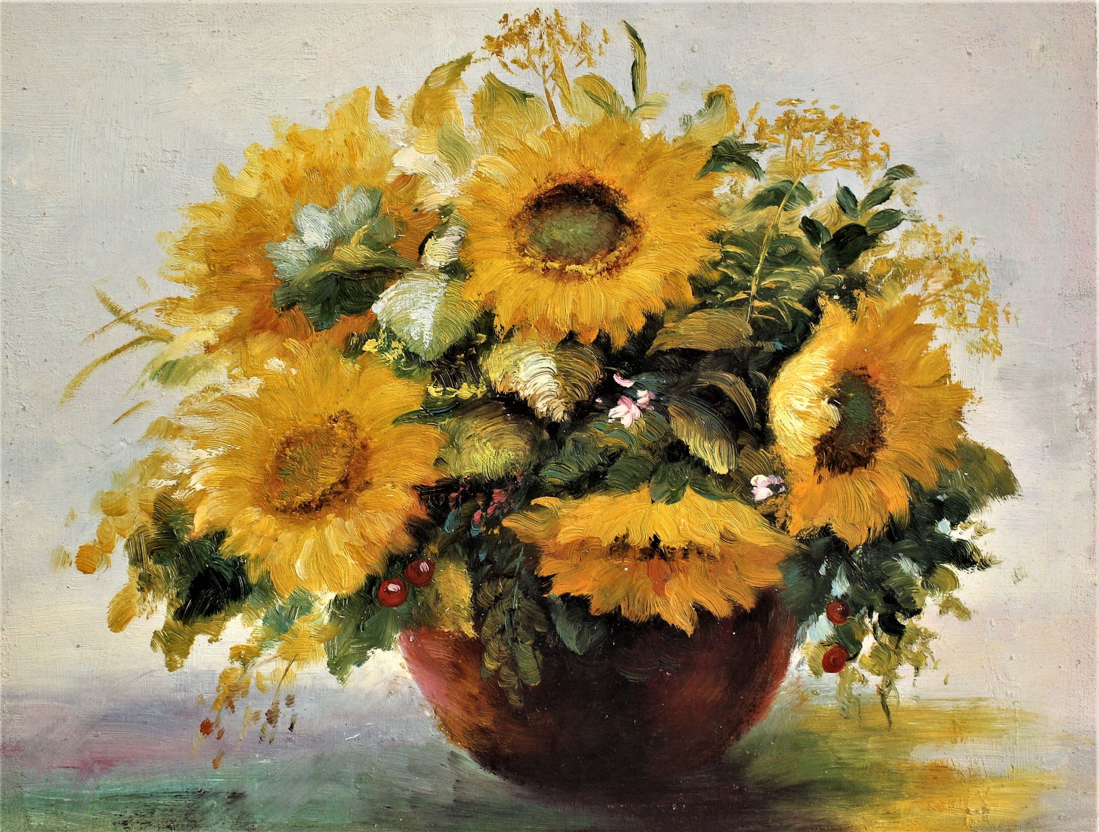 Petit bouquet de tournesols