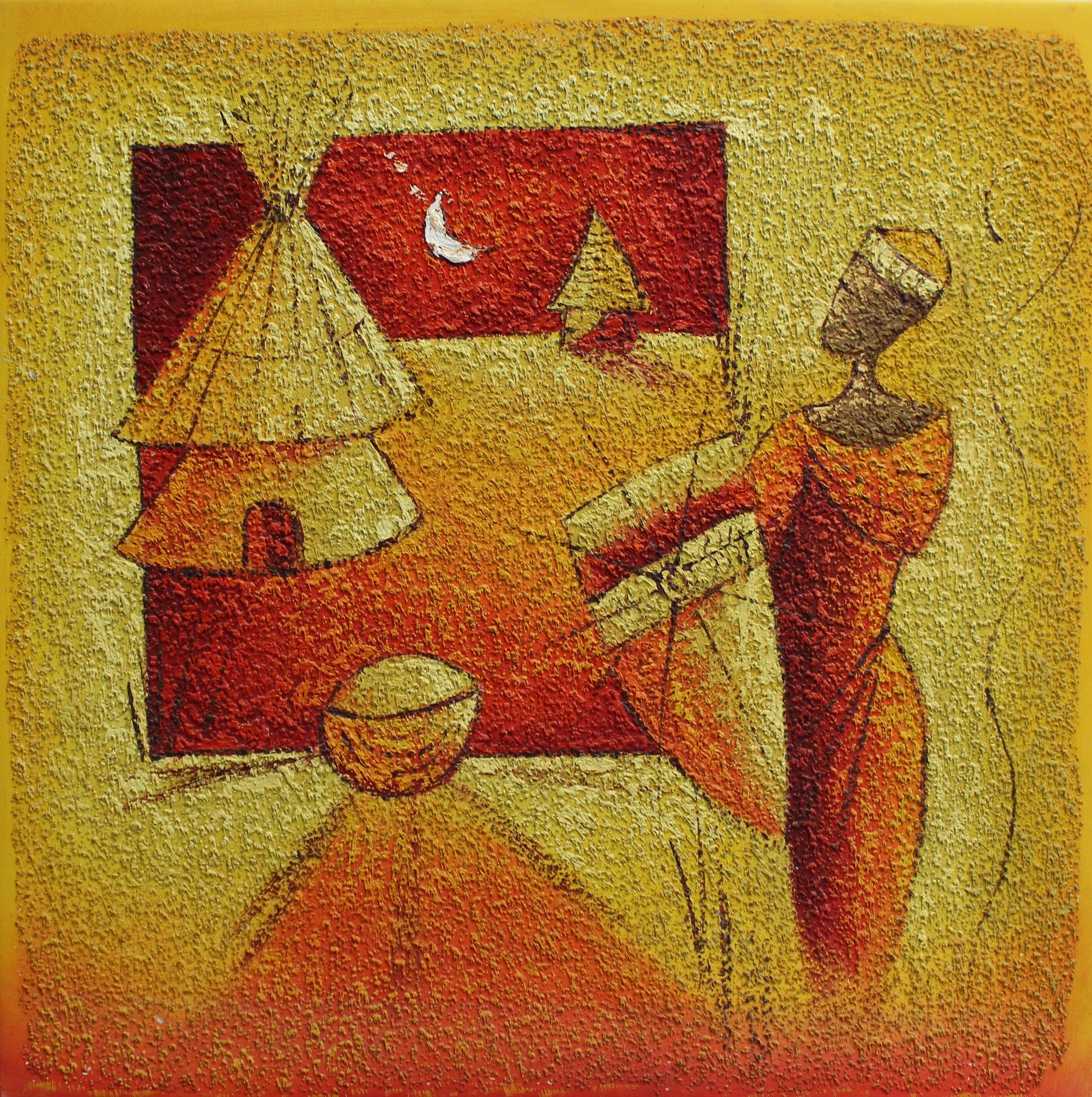 Figure et une nuit au clair de lune