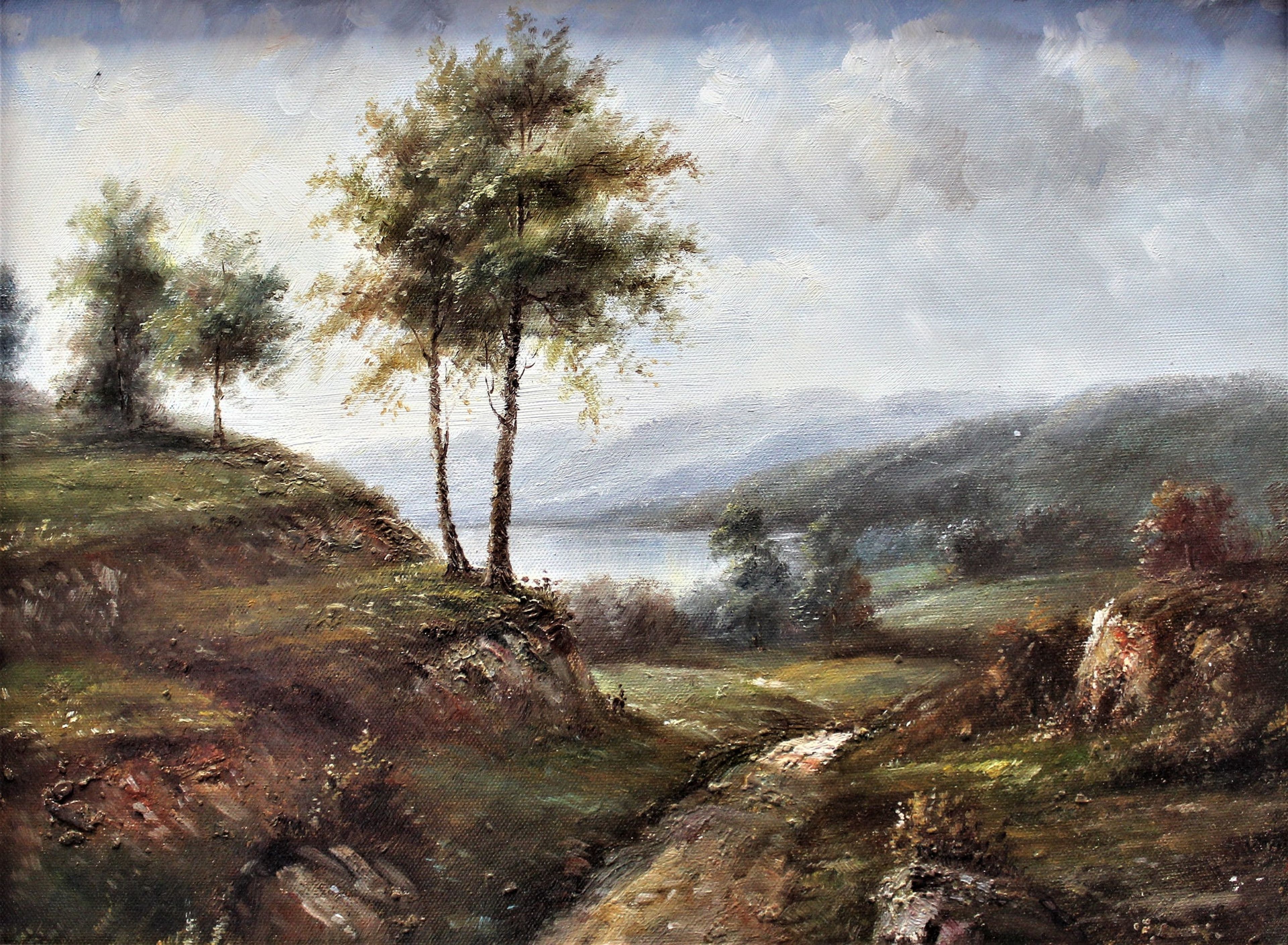 Route à travers les collines