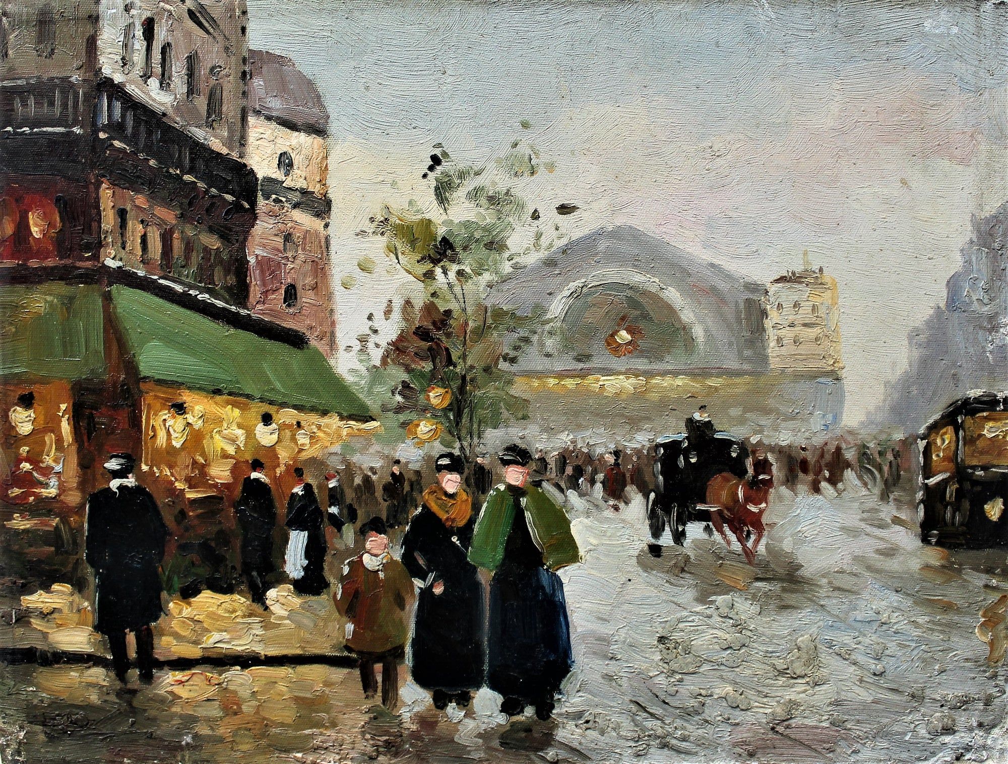 Route très fréquentée du vieux village