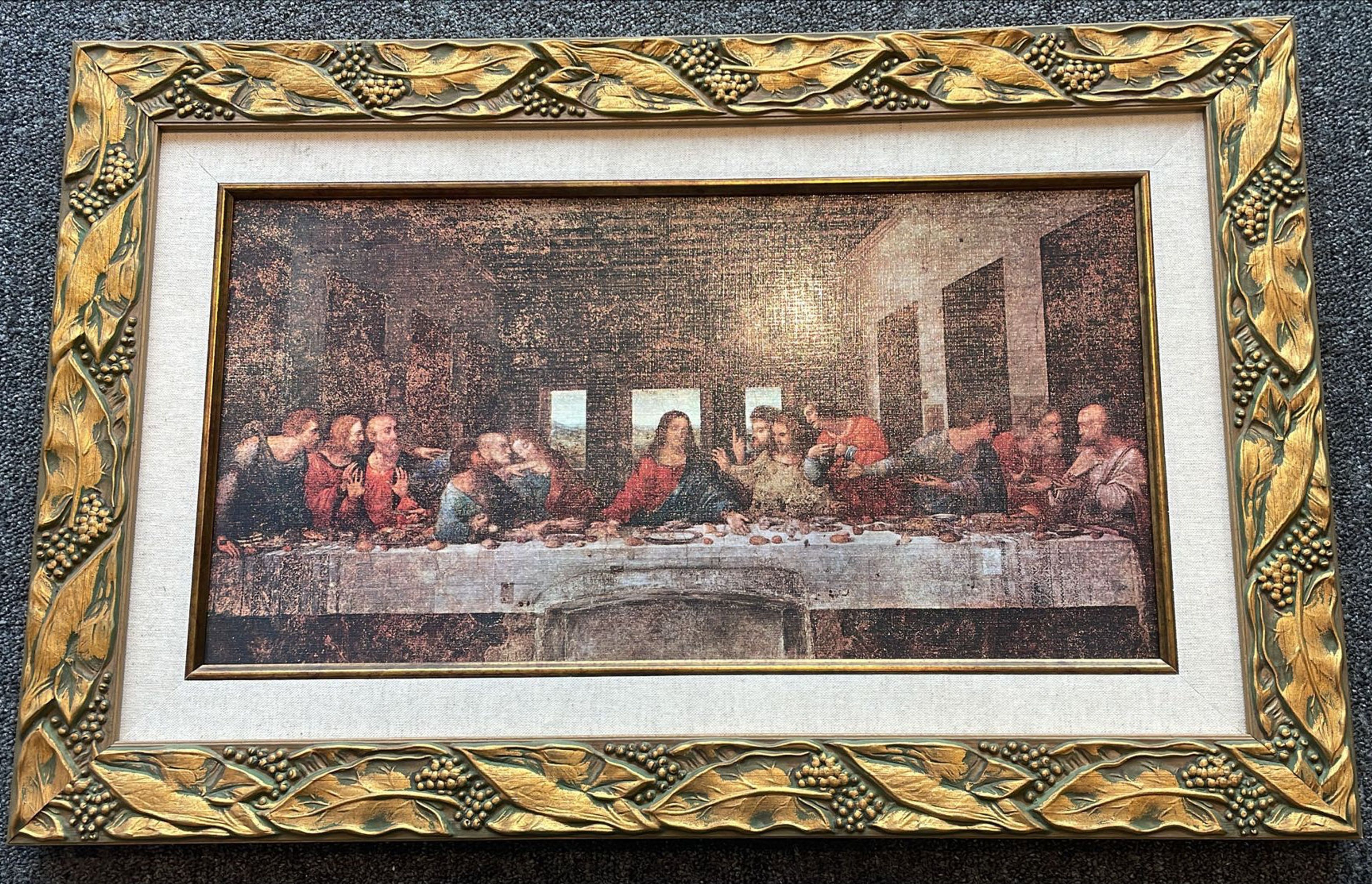 Affiche de la Cène de Léonard de Vinci