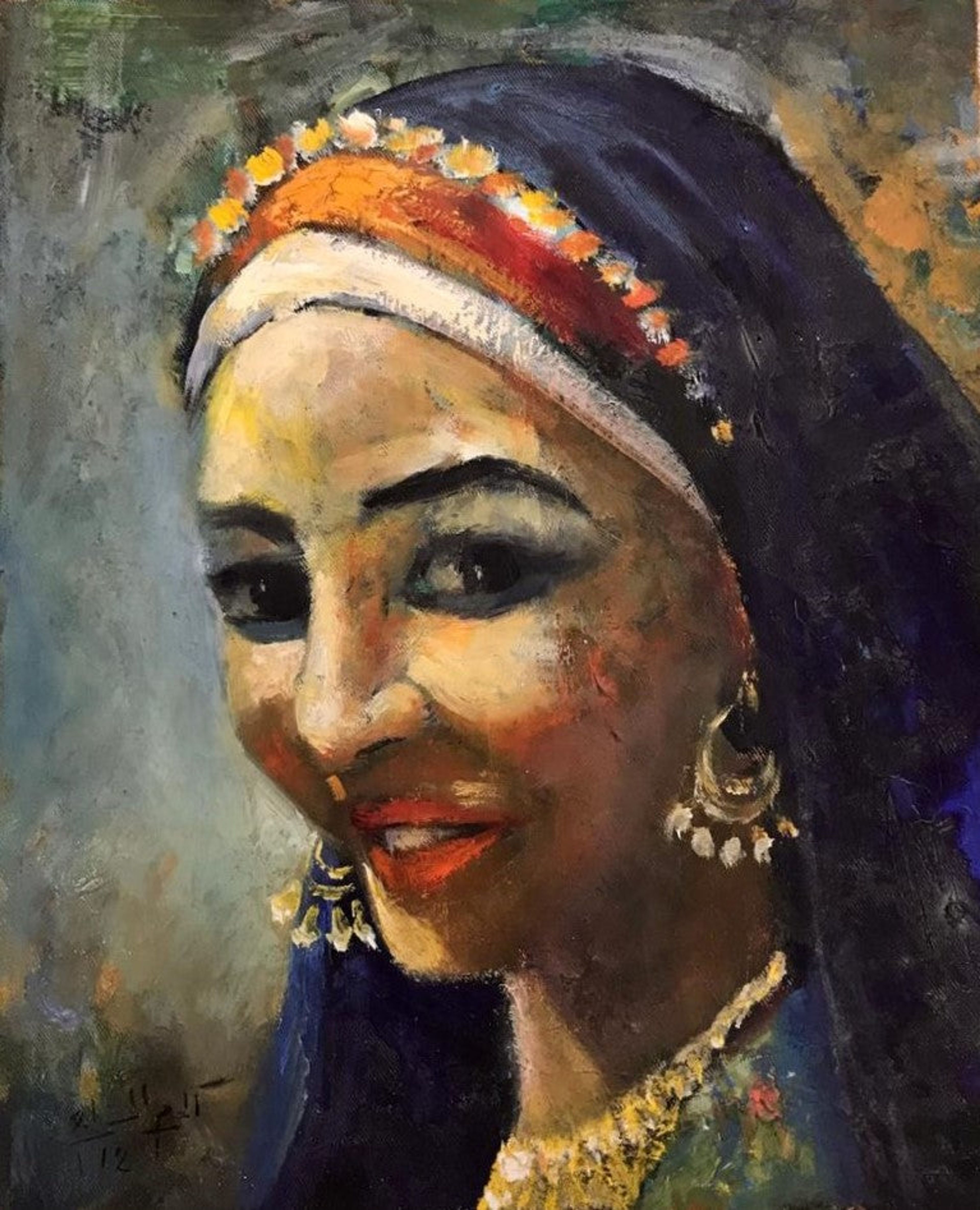 Portrait d'une femme souriante