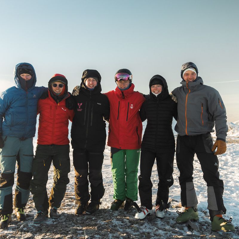 Ski touring sunrise - Accursed mountains