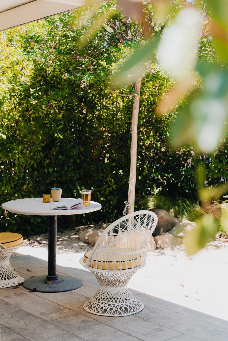 Semi-private patio