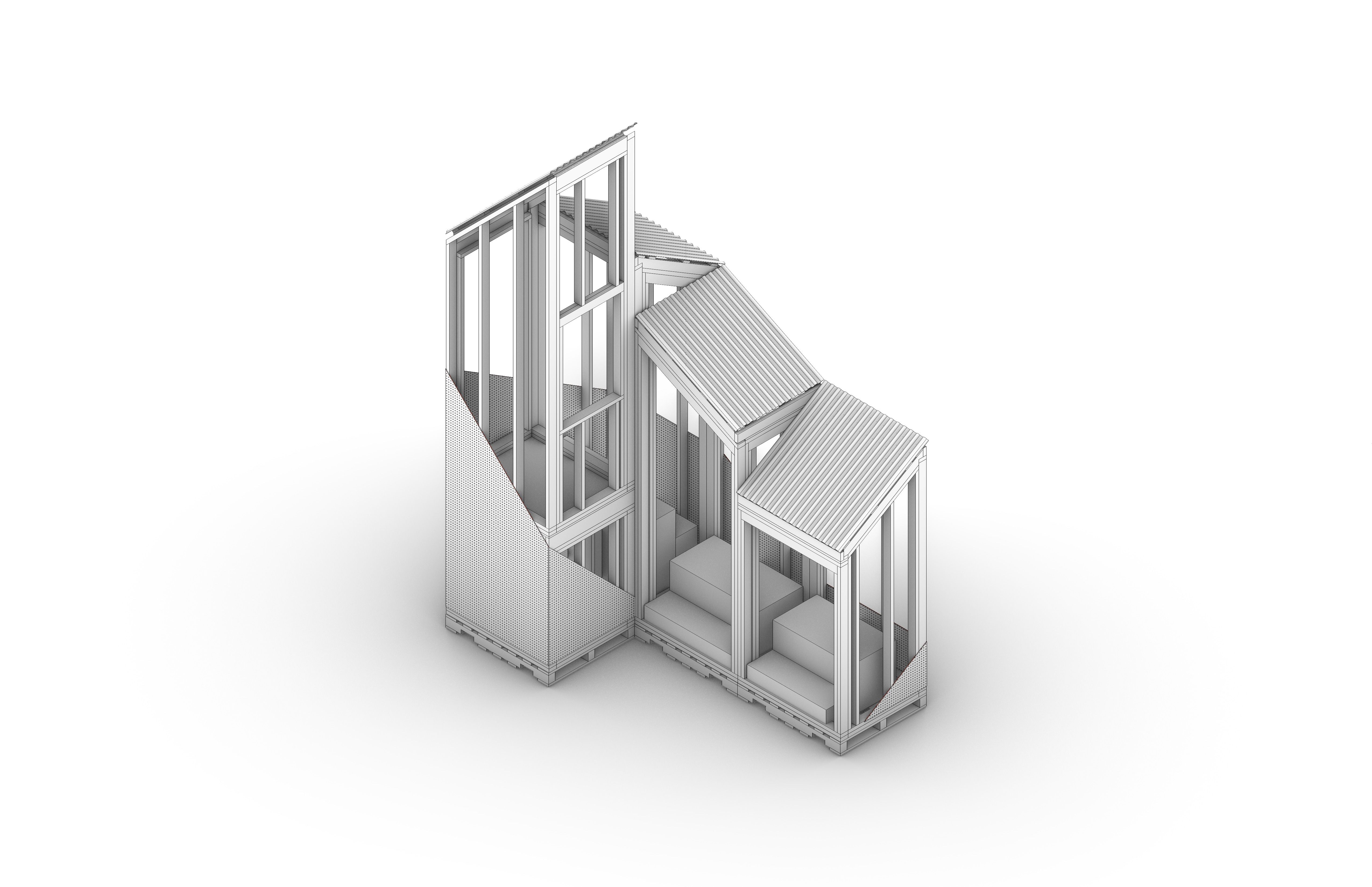 rendering of installation