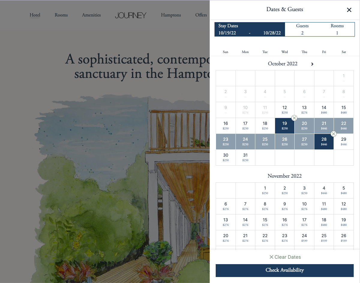 Booking Widget