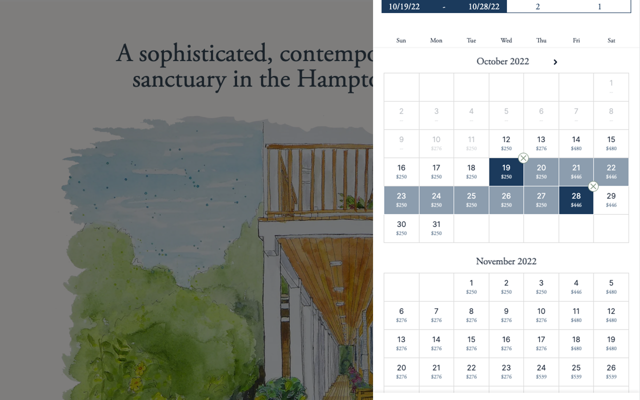 Booking Widget