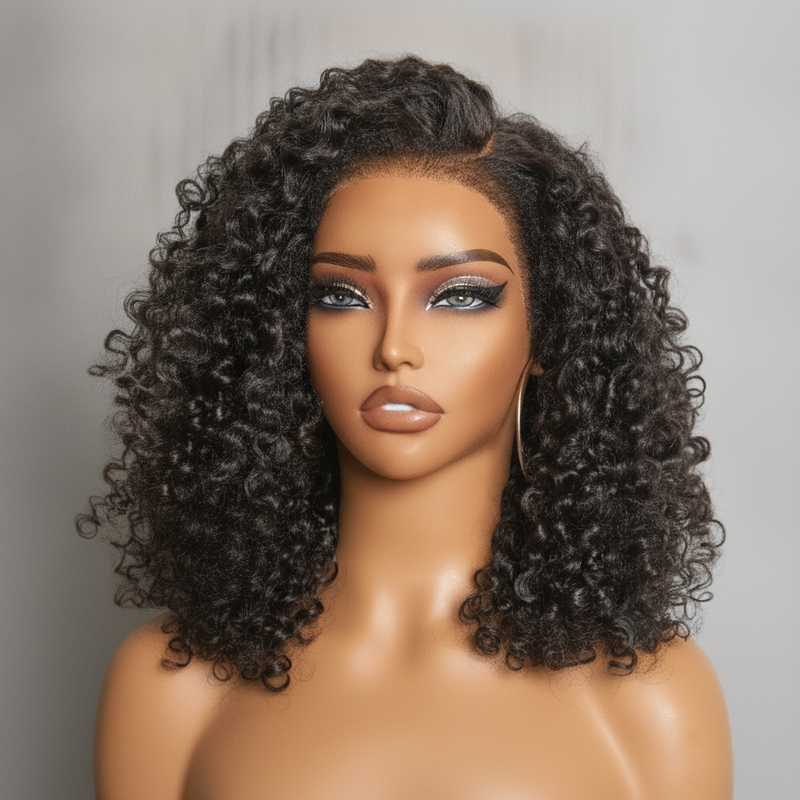 180% Kinky-Curly Lace Front Wig