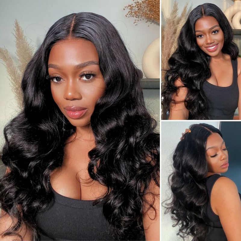 Loose Wave 5x5 Closure Wig in Jet Black