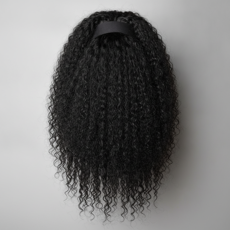 Flexi-Fit Water Wave Headband Wig