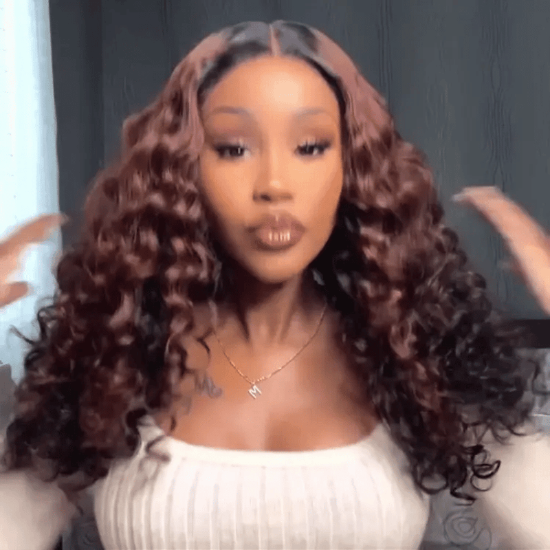Peekaboo Ombre Water Wave 5×5 Closure Wig