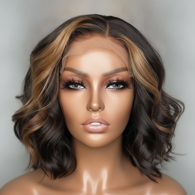 Blonde Cascade Loose Wave Closure Wig