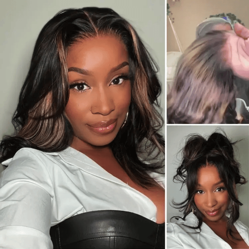 Blonde Mix Loose Wave HD Lace Closure