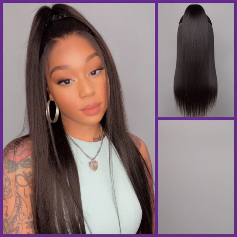 Seamless Yaki Straight Clip-In Extensions