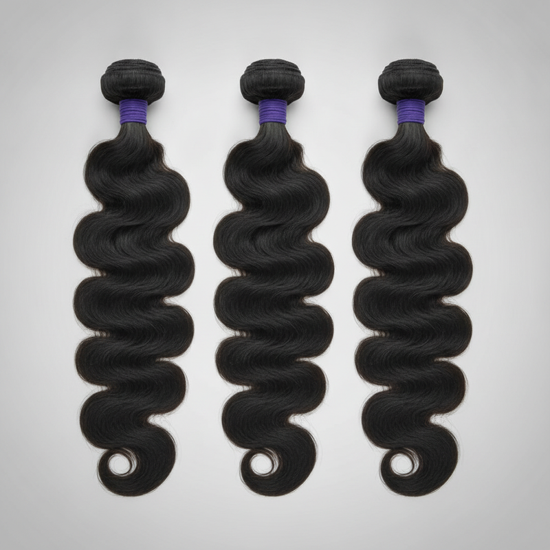 Virgin Brazilian Body Wave Bundle Trio